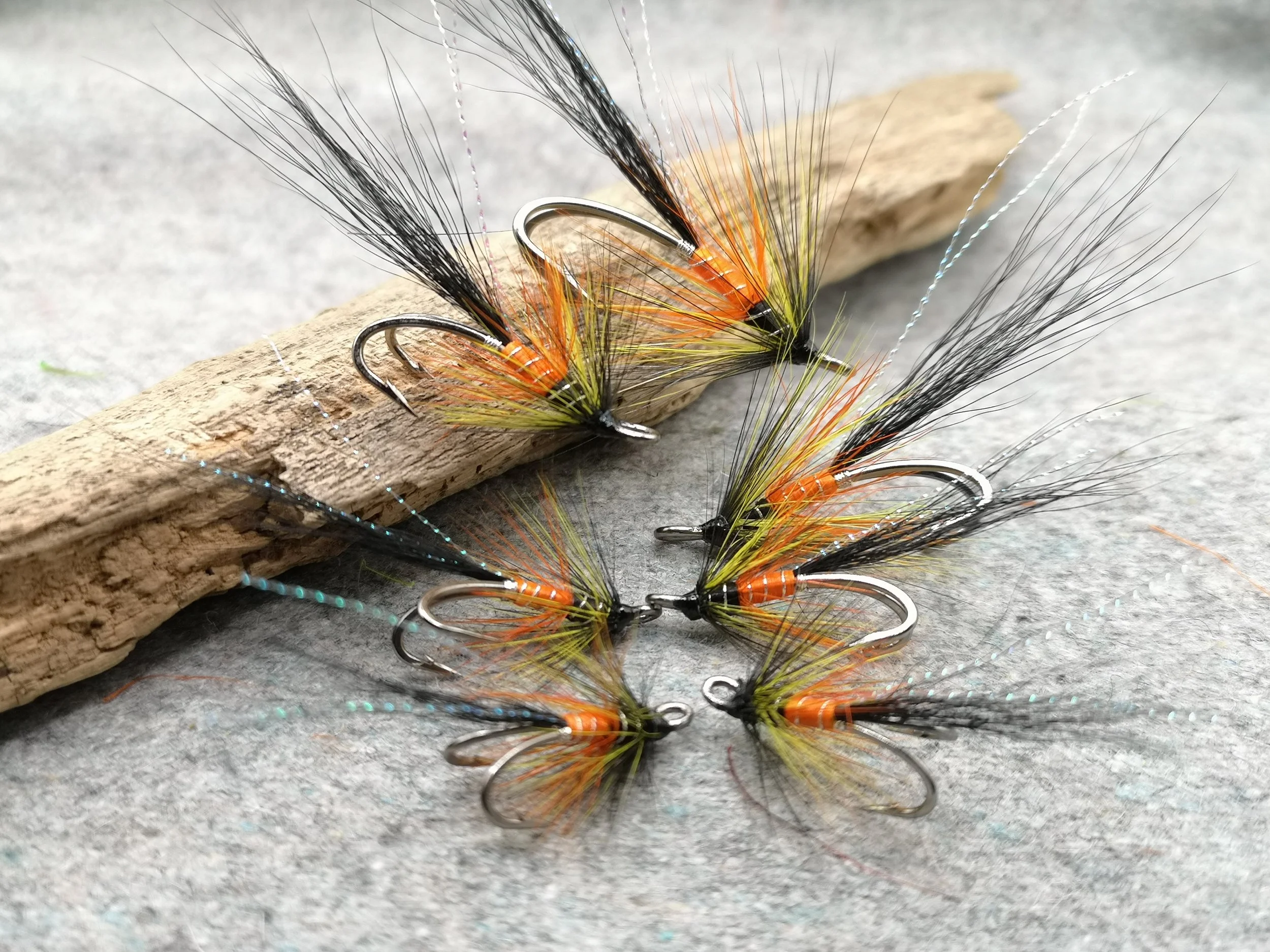 Black Shrimp Salmon fly for sale (3).jpg