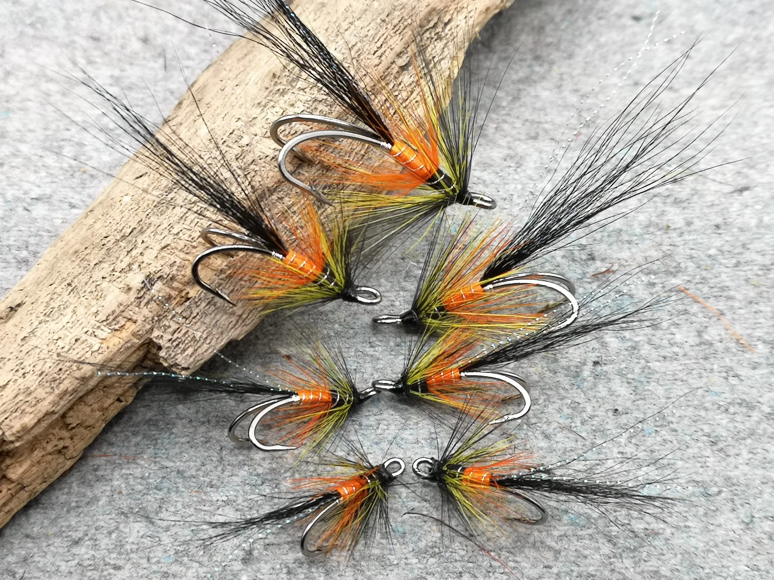 Black Shrimp Salmon fly for sale (1).jpg