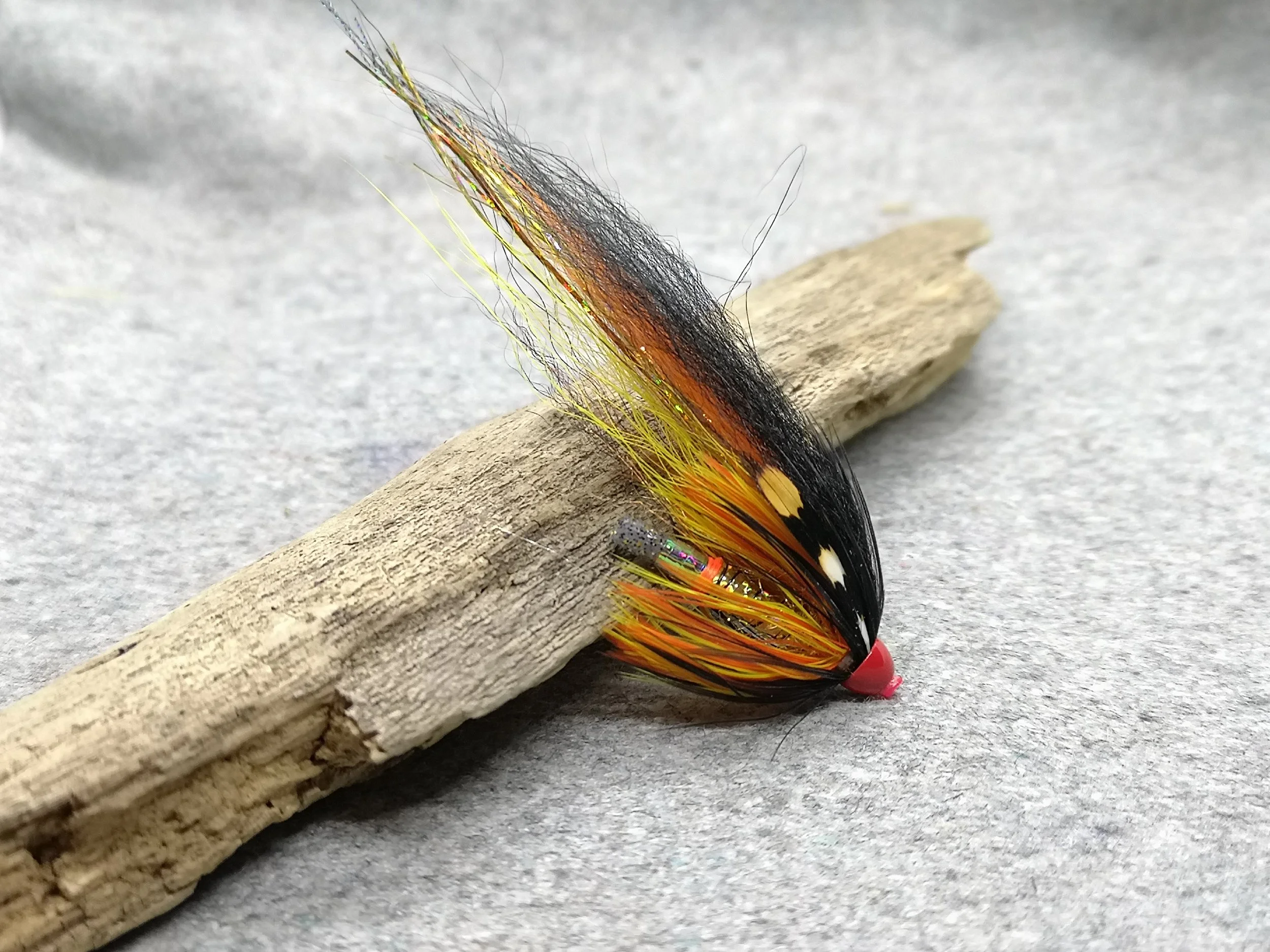 Willie Gunn Red Cone Temple Dog Style Salmon Tube fly — Lomond Flies ...