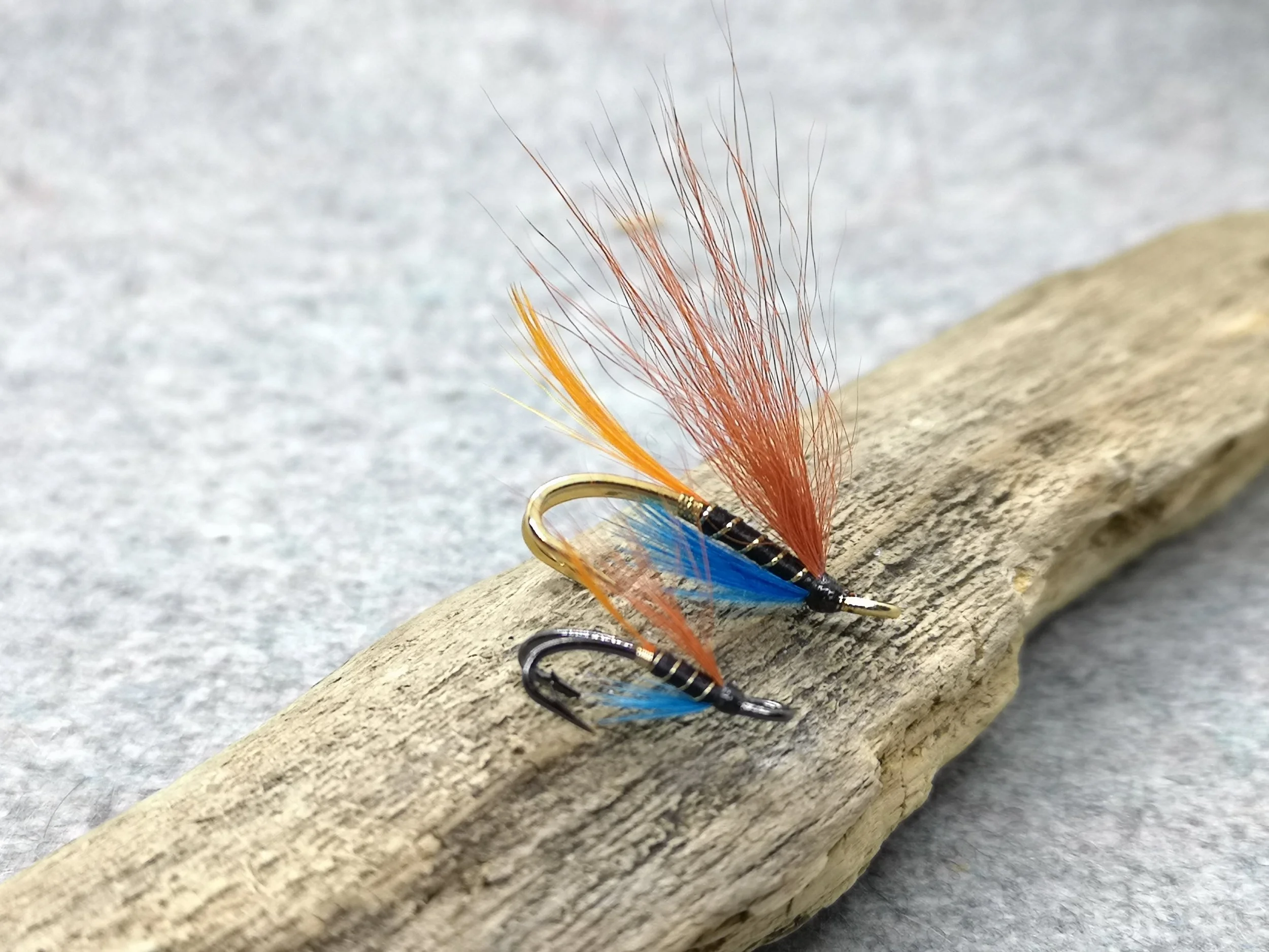 Hairy Mary Partridge Patriot Doubles Salmon Fly — Lomond Flies Quality ...