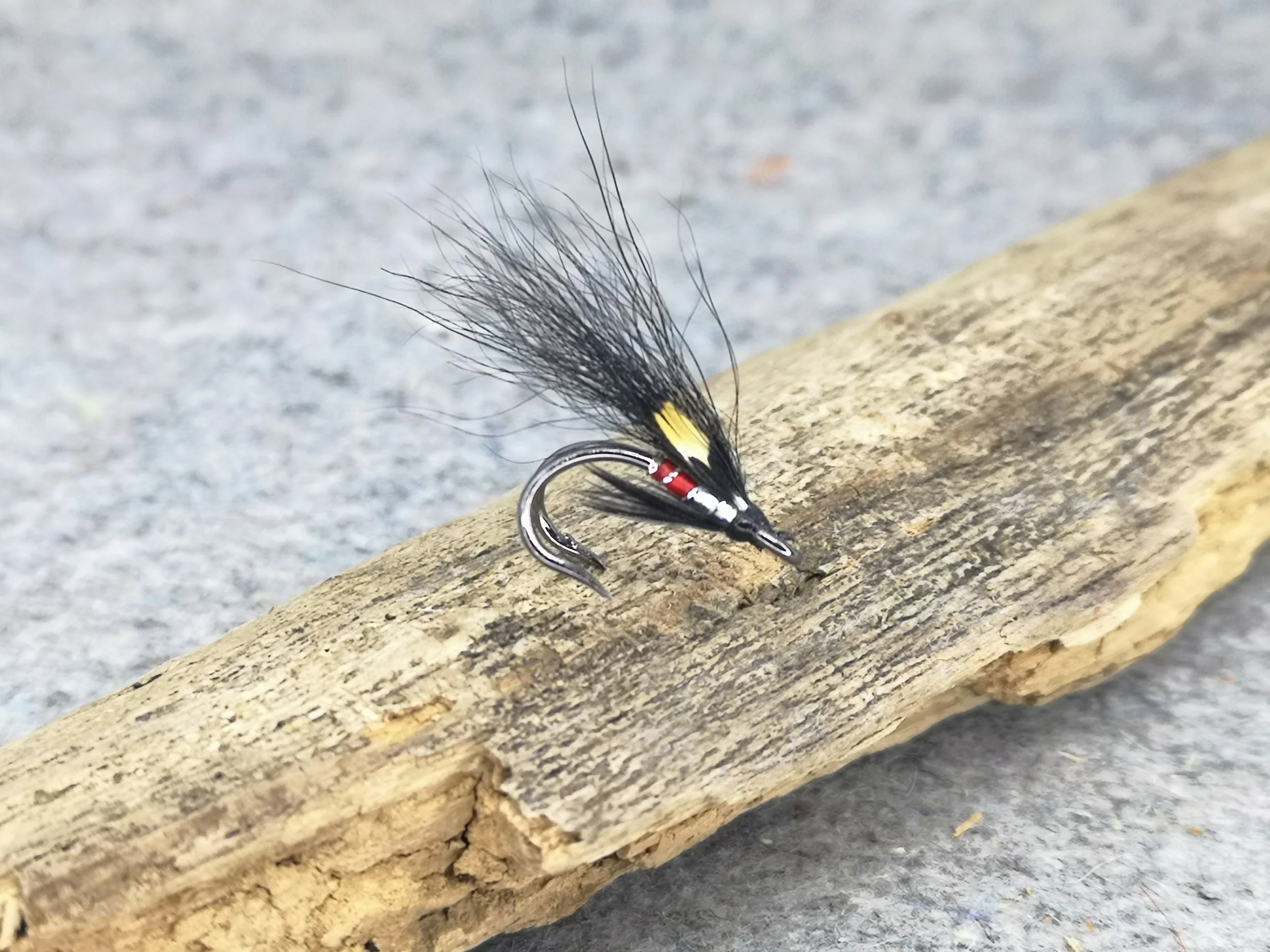 Executioner Micro Salmon Flies Tied on Partridge Nordic Tube Double Hooks