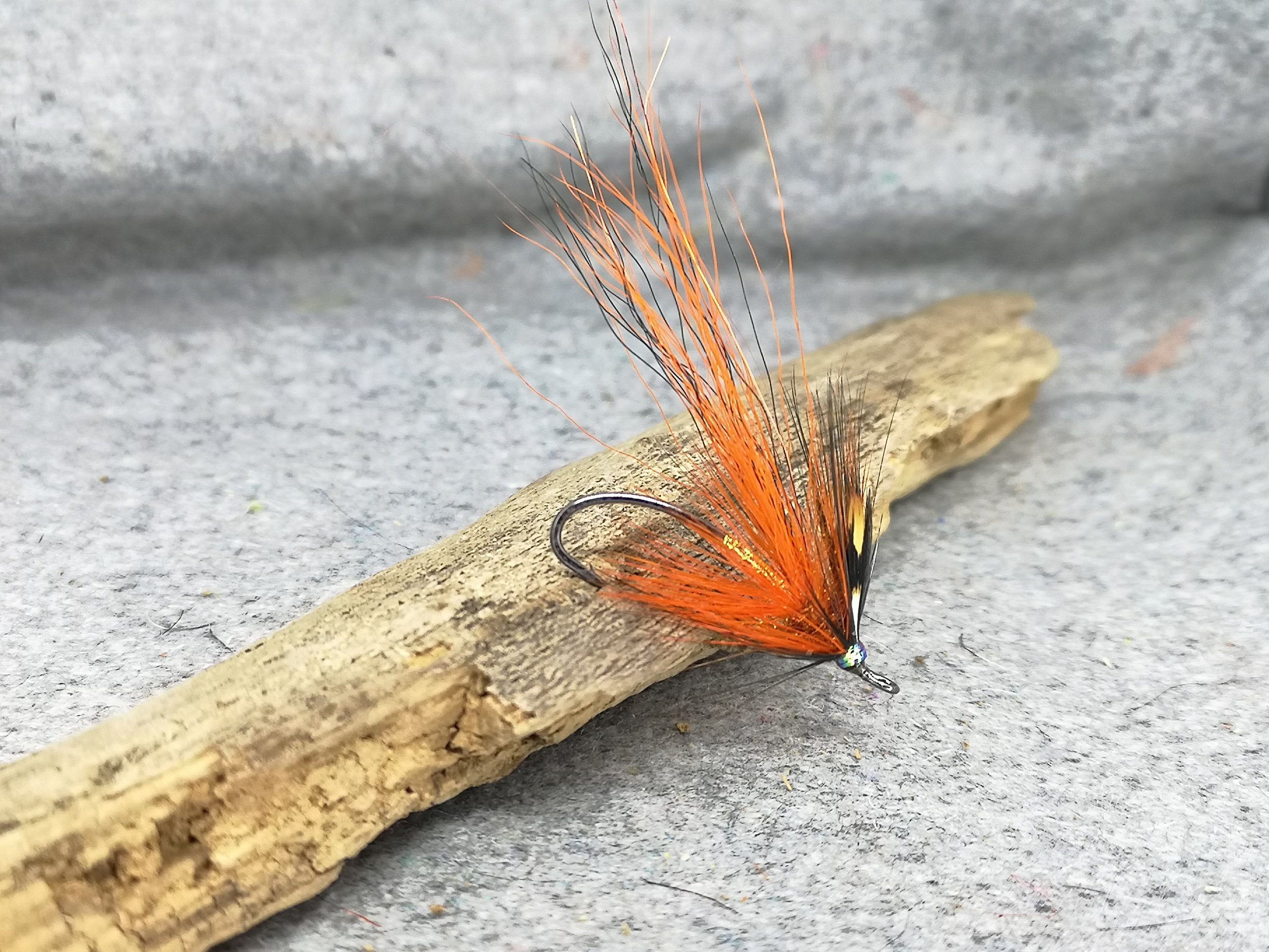 Orange & Black Flamethrower Partridge Patriot Singles