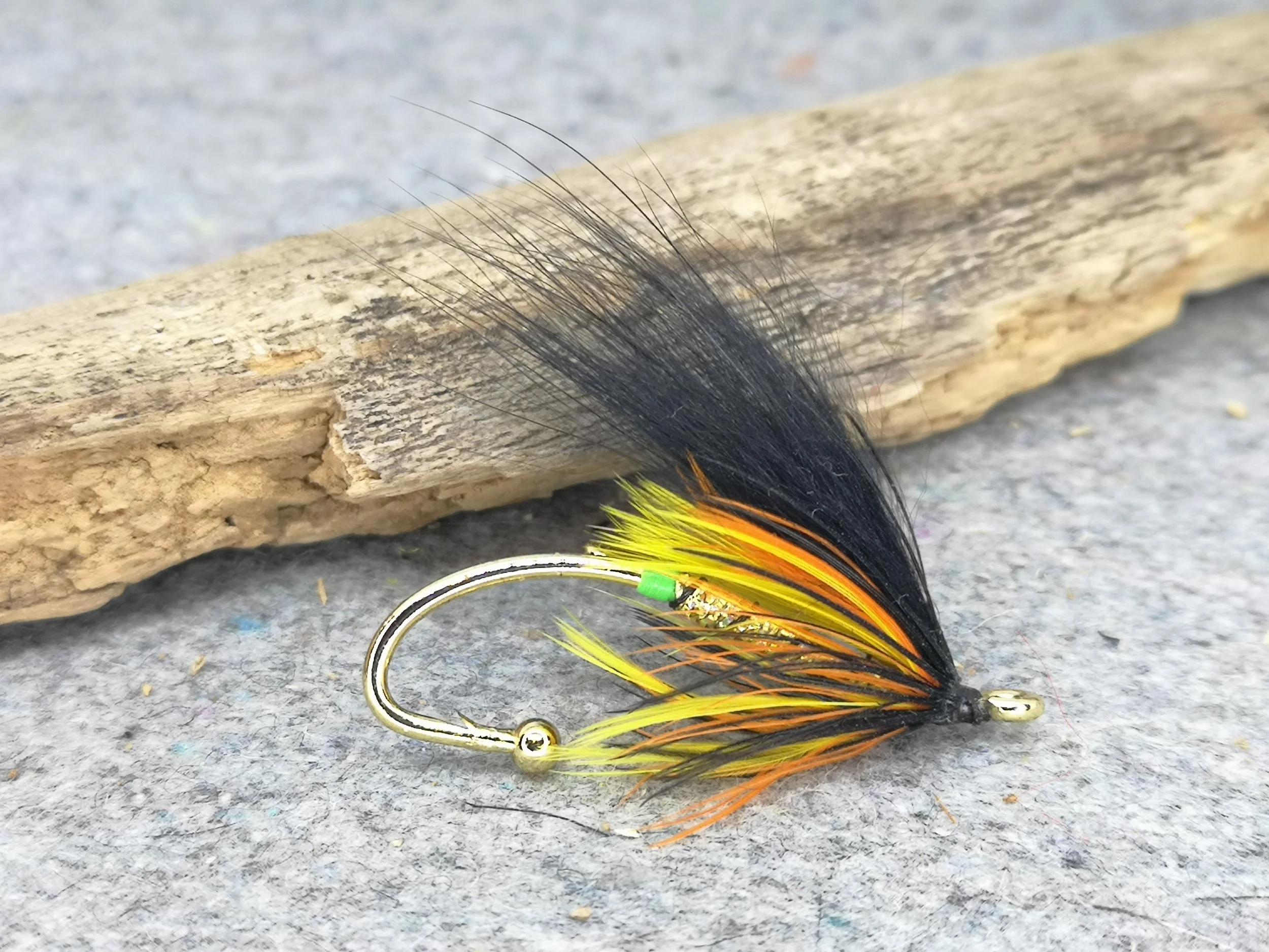 Willie Gunn Hair Wing Brooch/Hat Pin Boxed