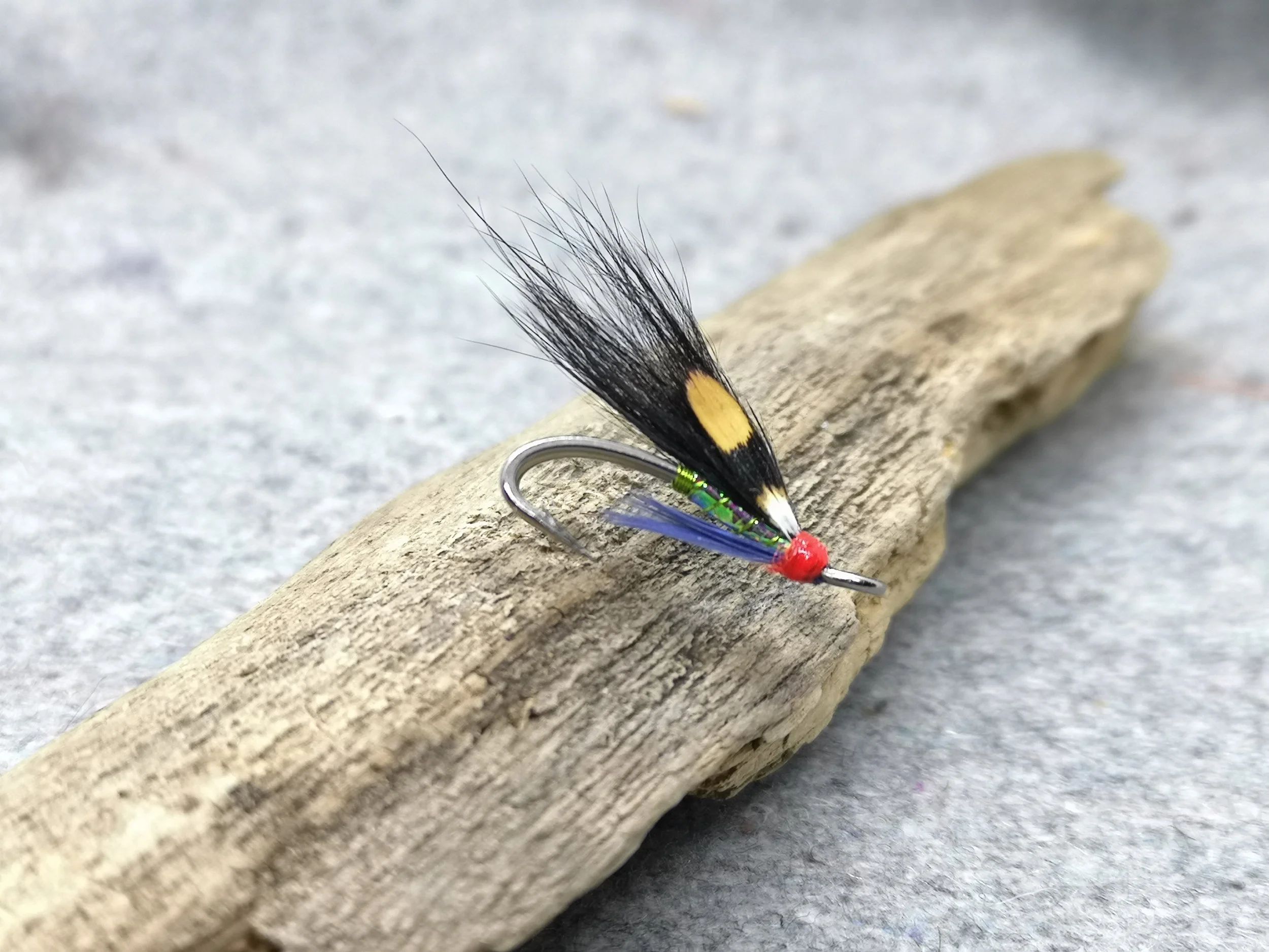 Editor Summer Salmon Pattern Tied On Partridge Patriot Doubles Lomond 