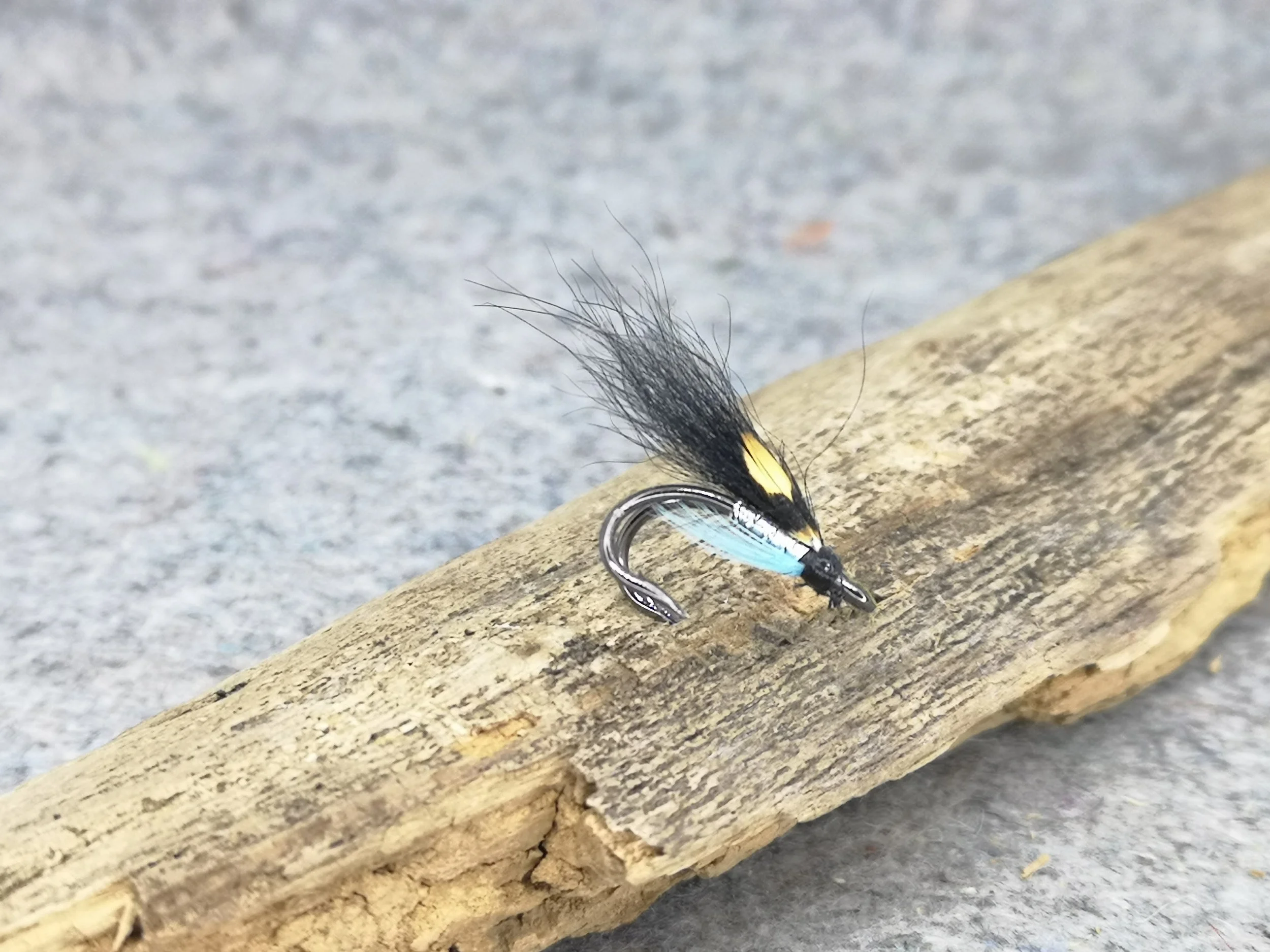 Crathie Micro Salmon Flies Tied on Partridge Nordic Tube Double Hooks