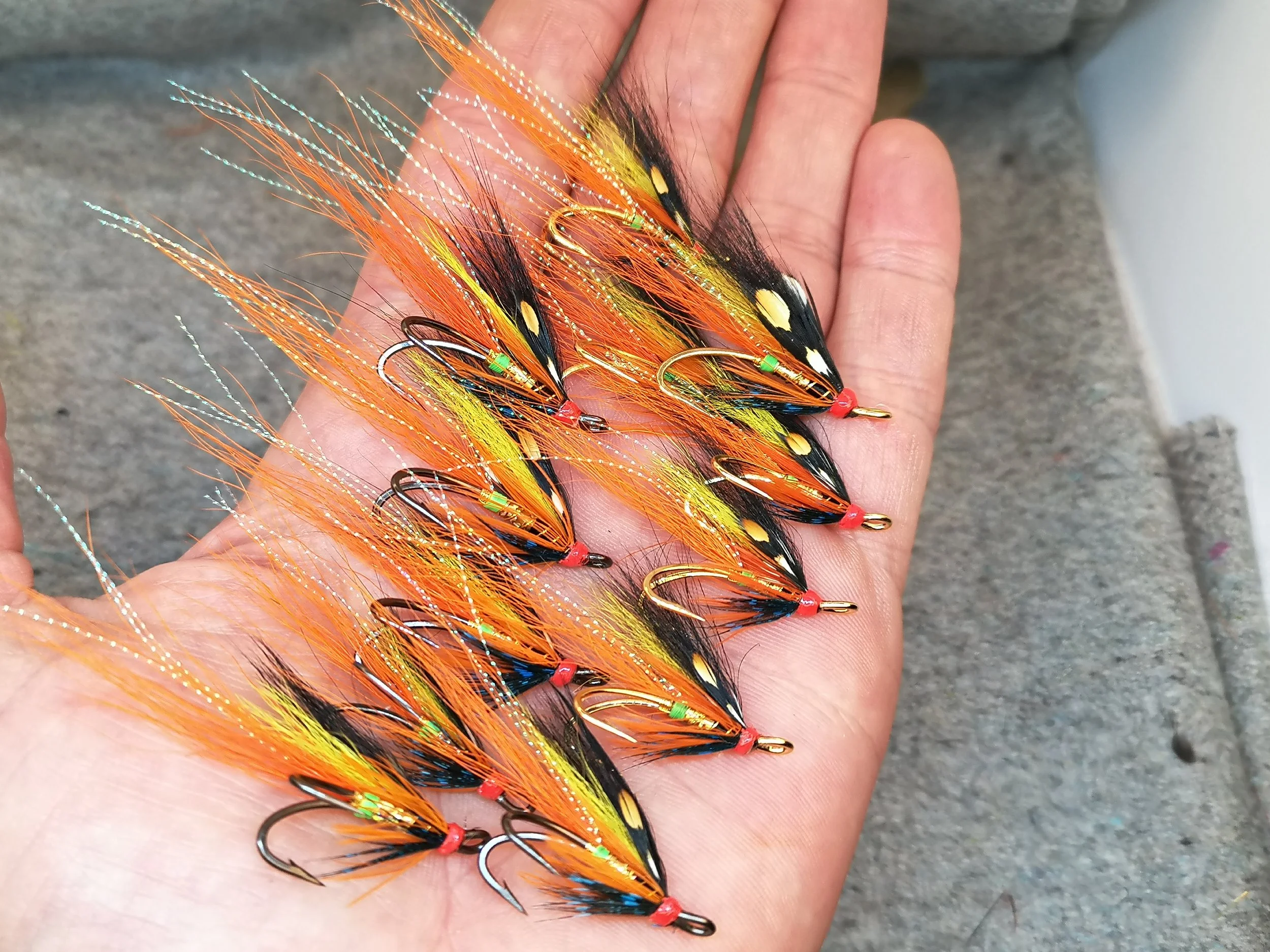 Spring Ghiliies Black Hooks Salmon flies (2).jpg