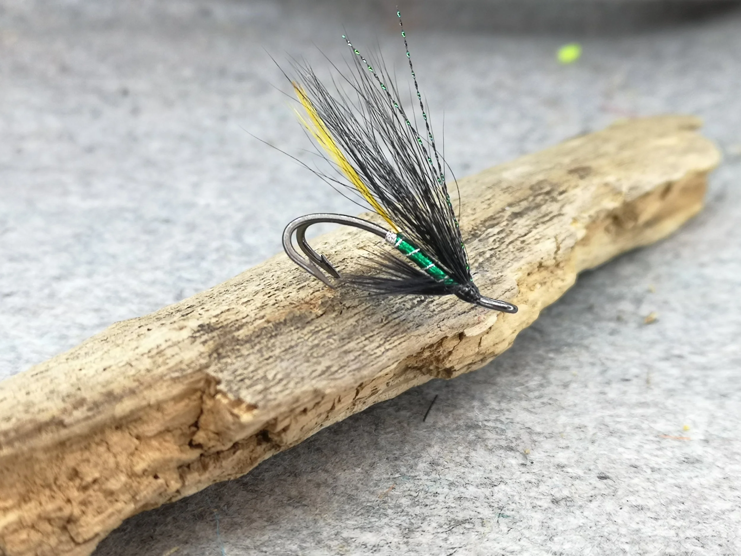 Green Brahan Partridge Patriot Doubles Summer Salmon Fly Lomond 