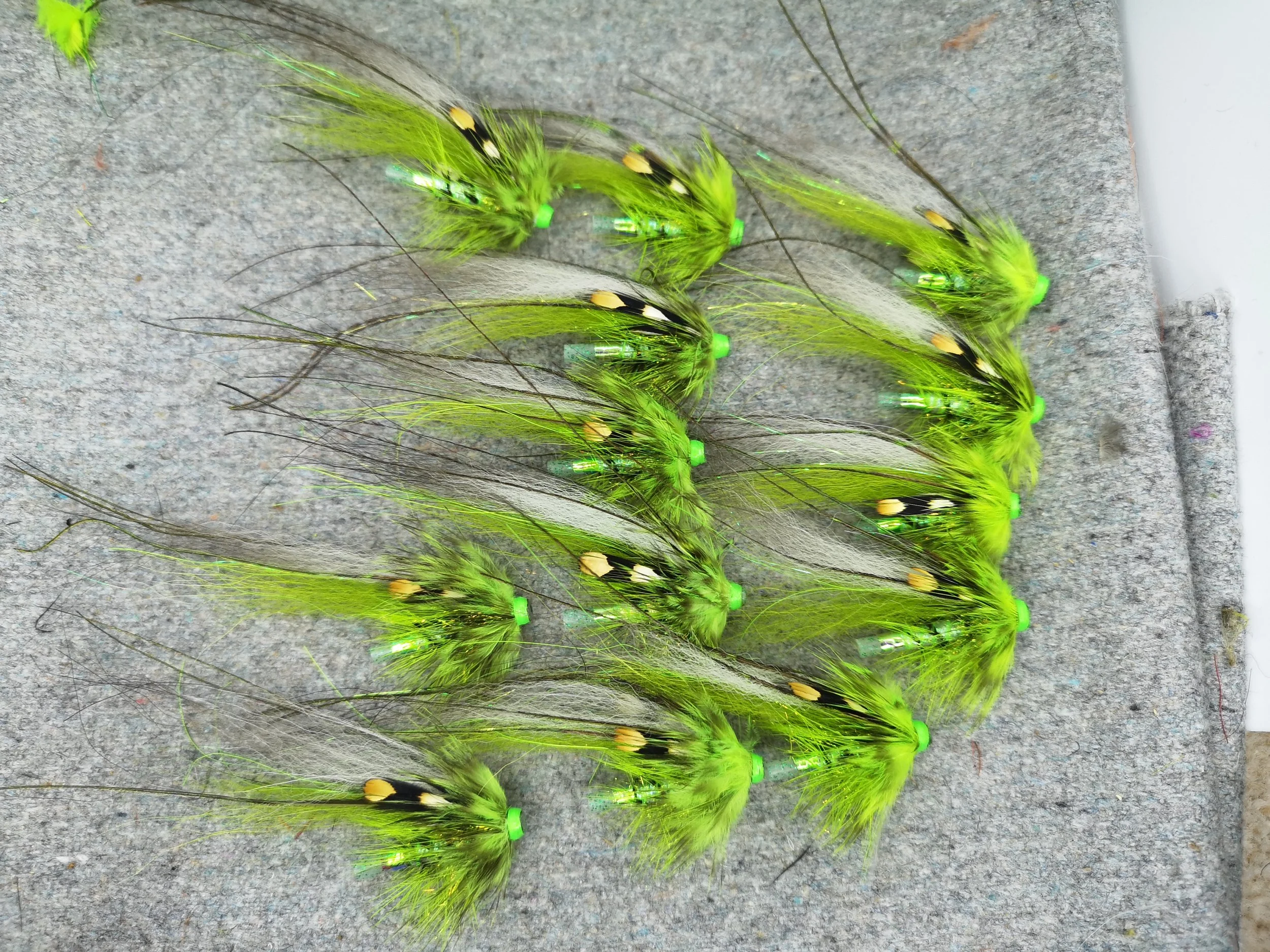 Gray and Green Scandi Style  Salmon Tube Flies (4).jpg