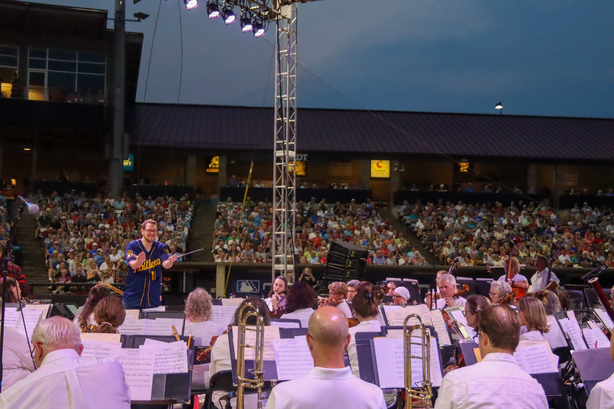 Conductor and Orchestra - FVSO Under the Stars