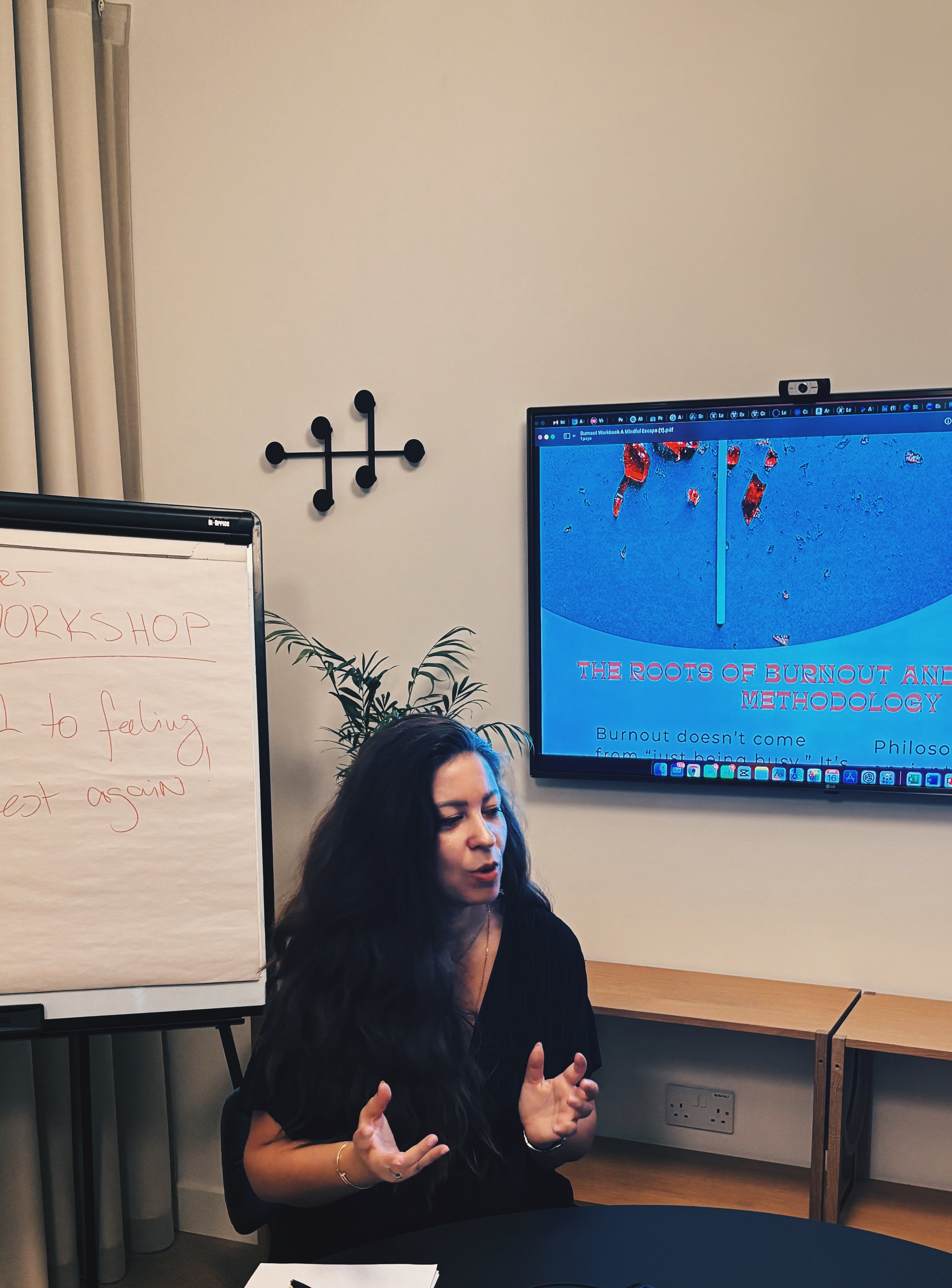 Presenting some wellbeing work for A Mindful Escape