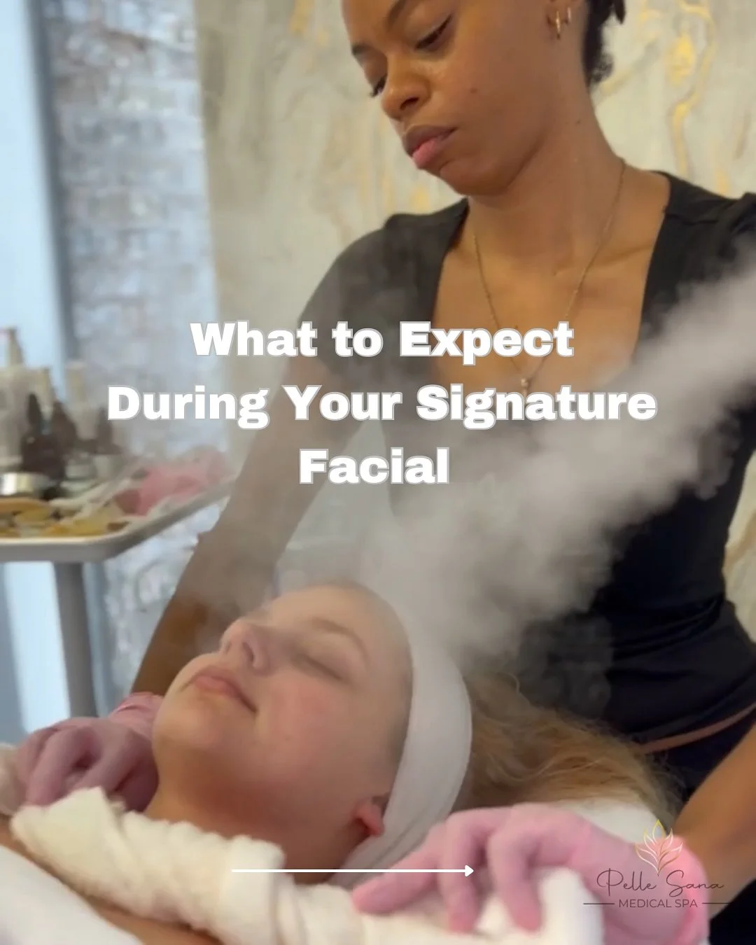 Steam, cleanse, exfoliate, glow. ✨
Your Signature Facial is customized from start to finish for clearer, smoother, hydrated skin that truly shines.
Healthy skin is always in, book yours today. 💆&zwj;♀️💖

#PelleSanaMedSpa #SignatureFacial #HoustonSk