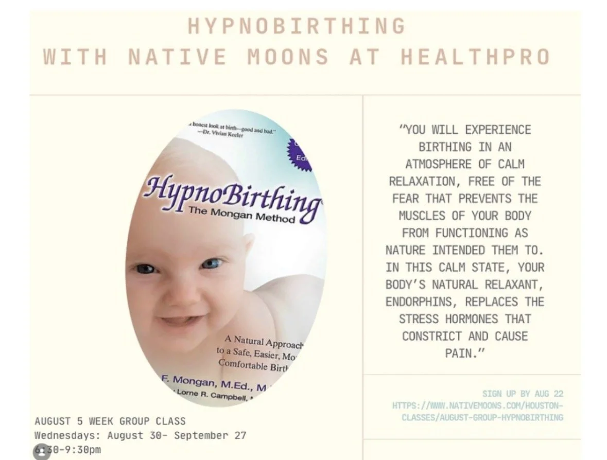 HypnoBirthing Class!