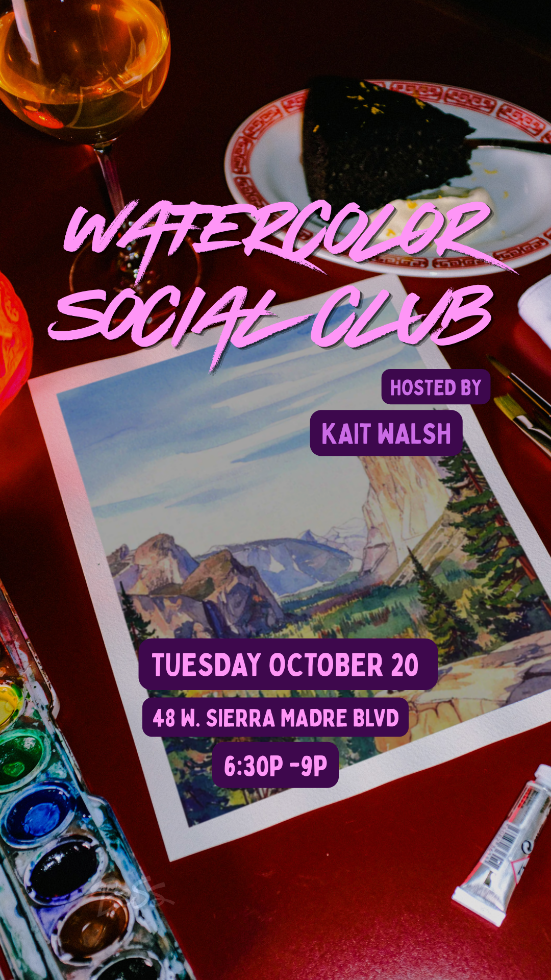 Tues Oct 20: Watercolor Social Club