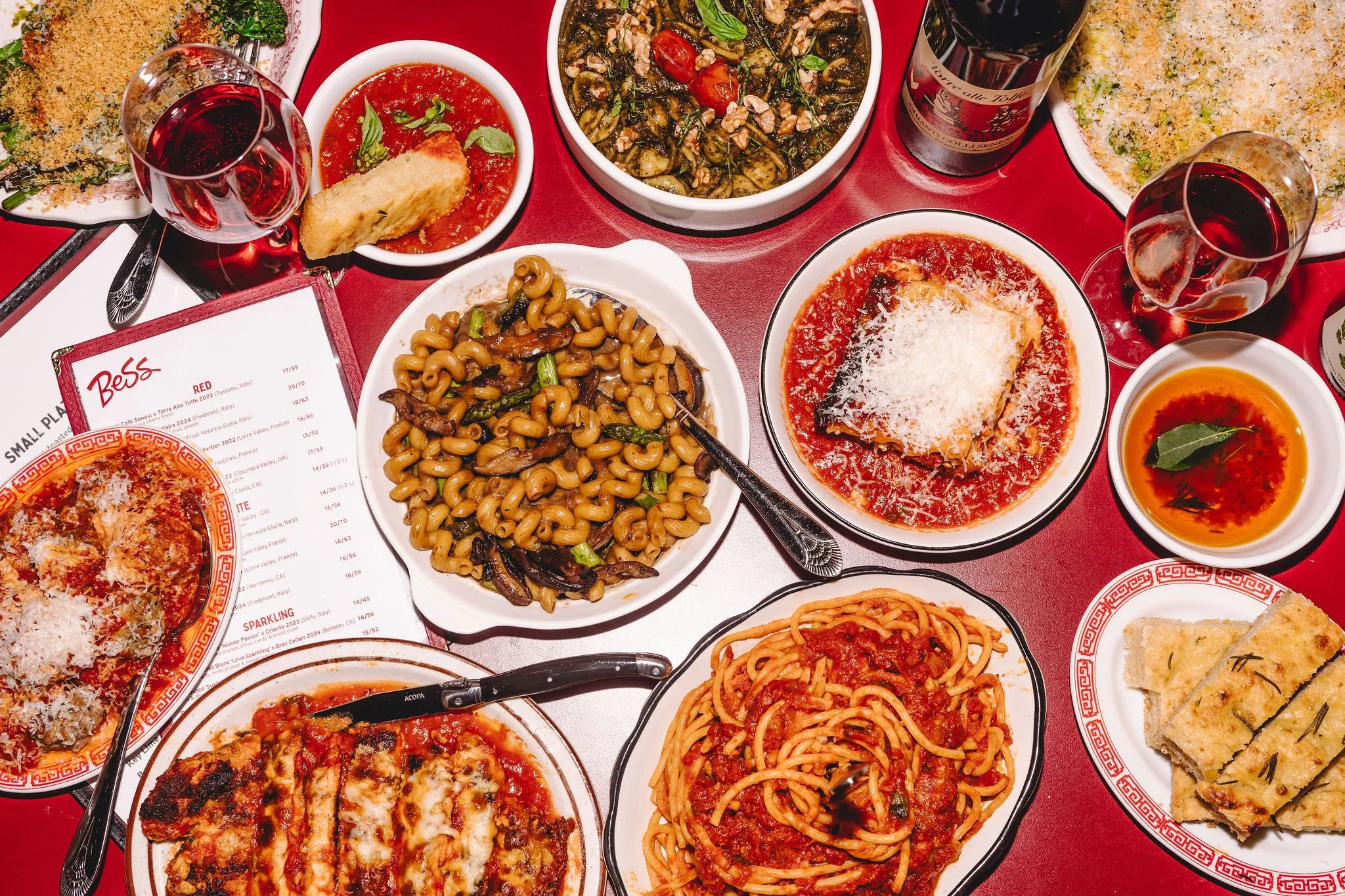 ITALIAN FOOD AND WINE AT BESS IN SIERRA MADRE