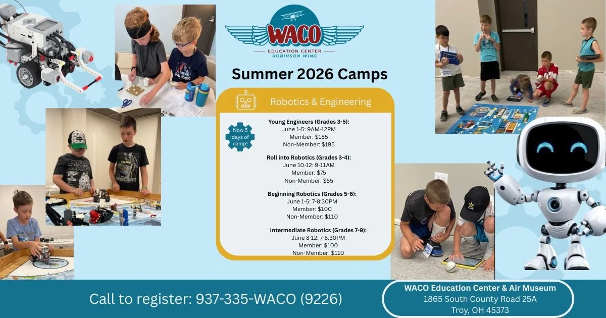 👥 BRING A BUDDY! 👥

We still have room available in both our Beginning and Intermediate Robotics sessions! Camp is always more fun with a friend, so grab a buddy and secure your spots today. 

🚀 PLUS, BIG NEWS! 🚀
Due to popular demand, we have of