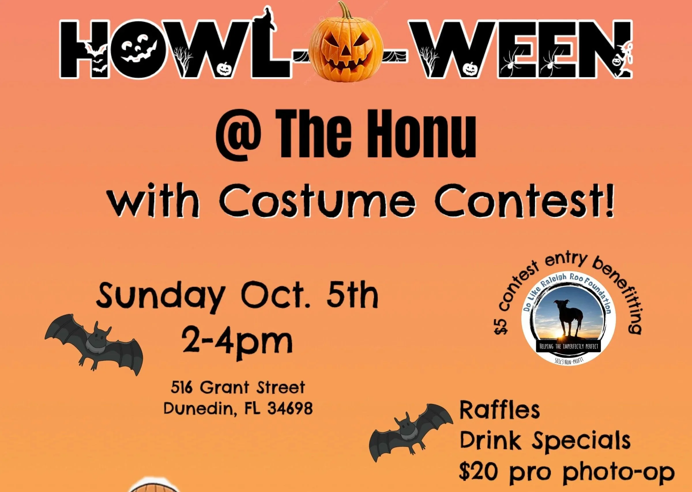Howl-o-Ween @ The Honu w/Costume Contest!