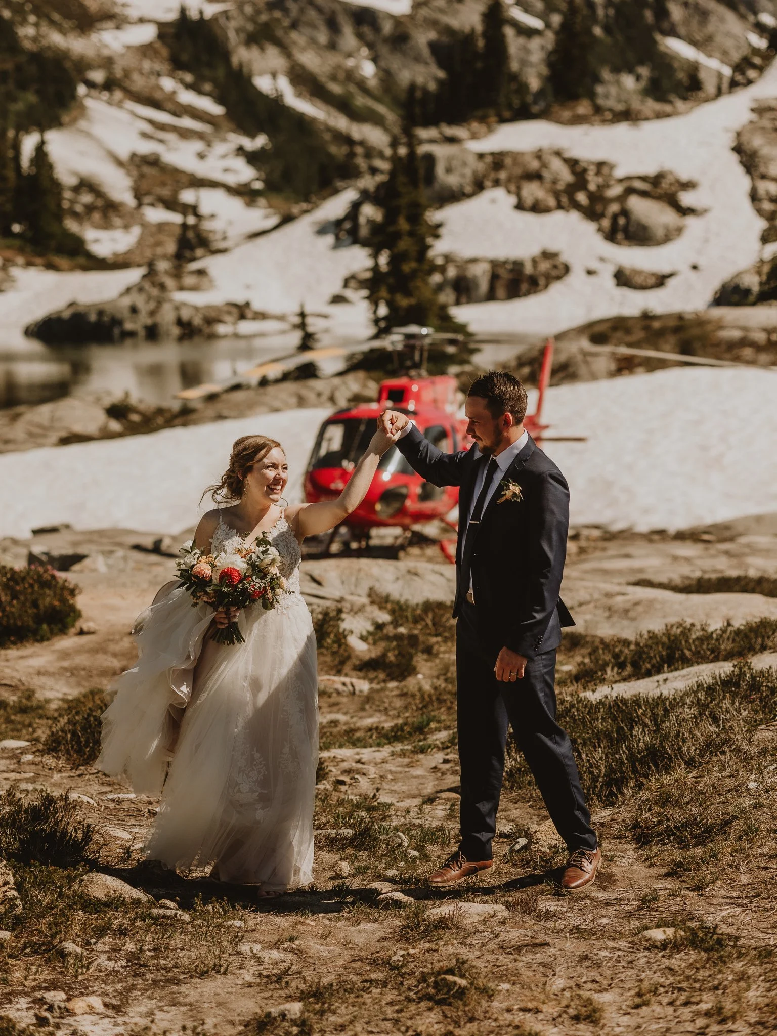 accessible mountain elopement location in the Alberta Rockies