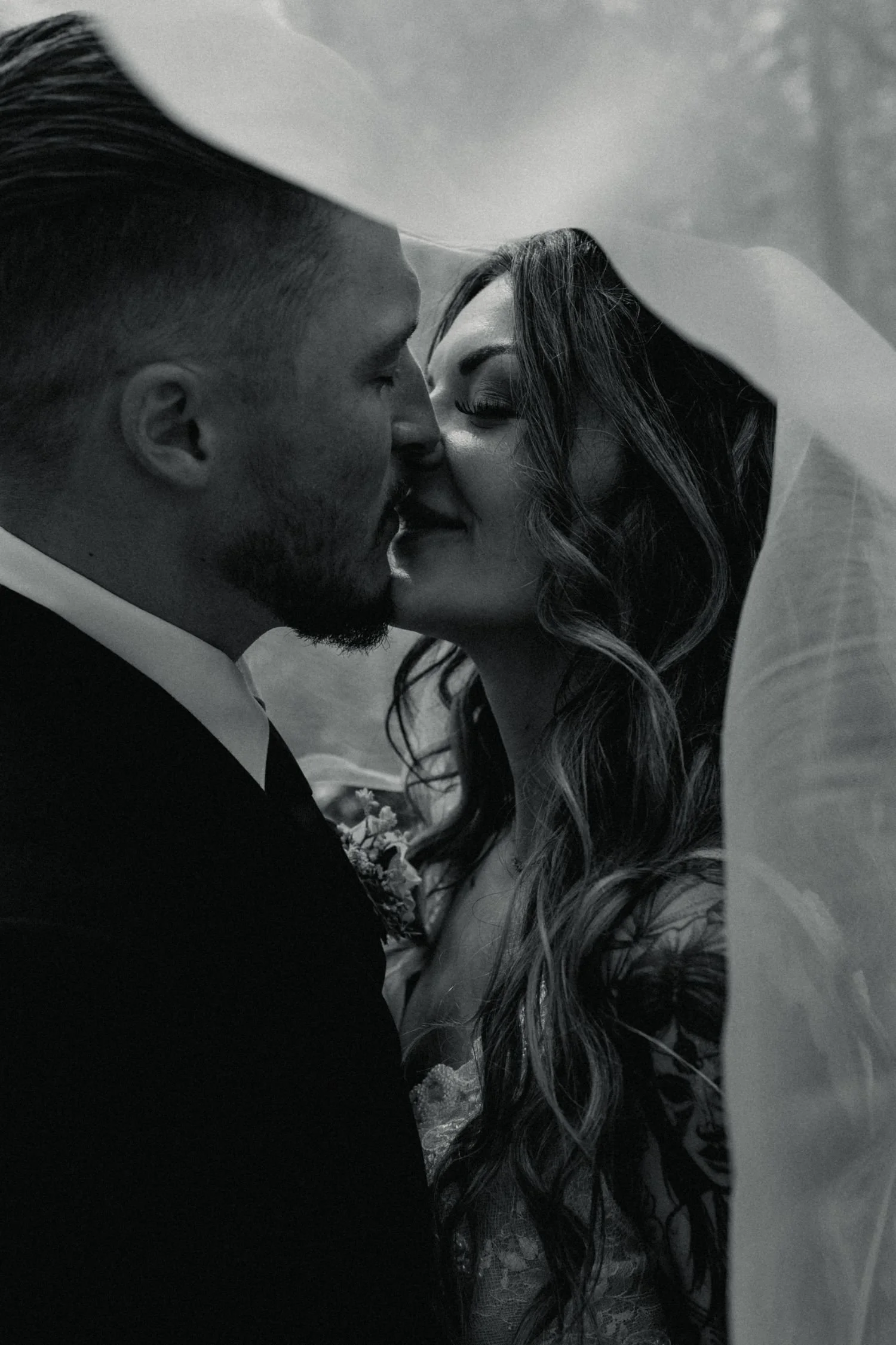 Capturing tender and authentic moments from a small intimate wedding in Westlock, Alberta.