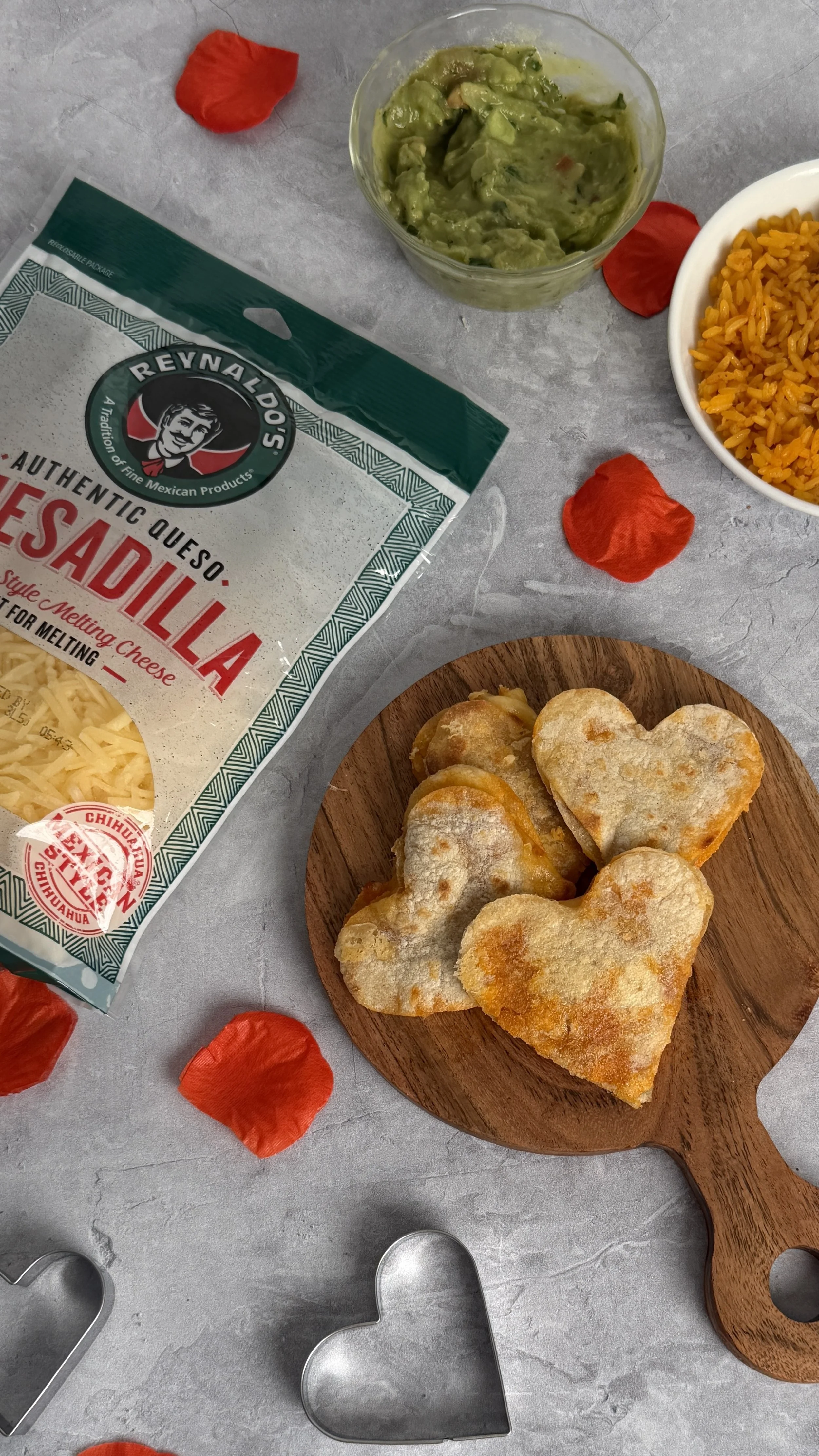 Heart-Shaped Quesadillas