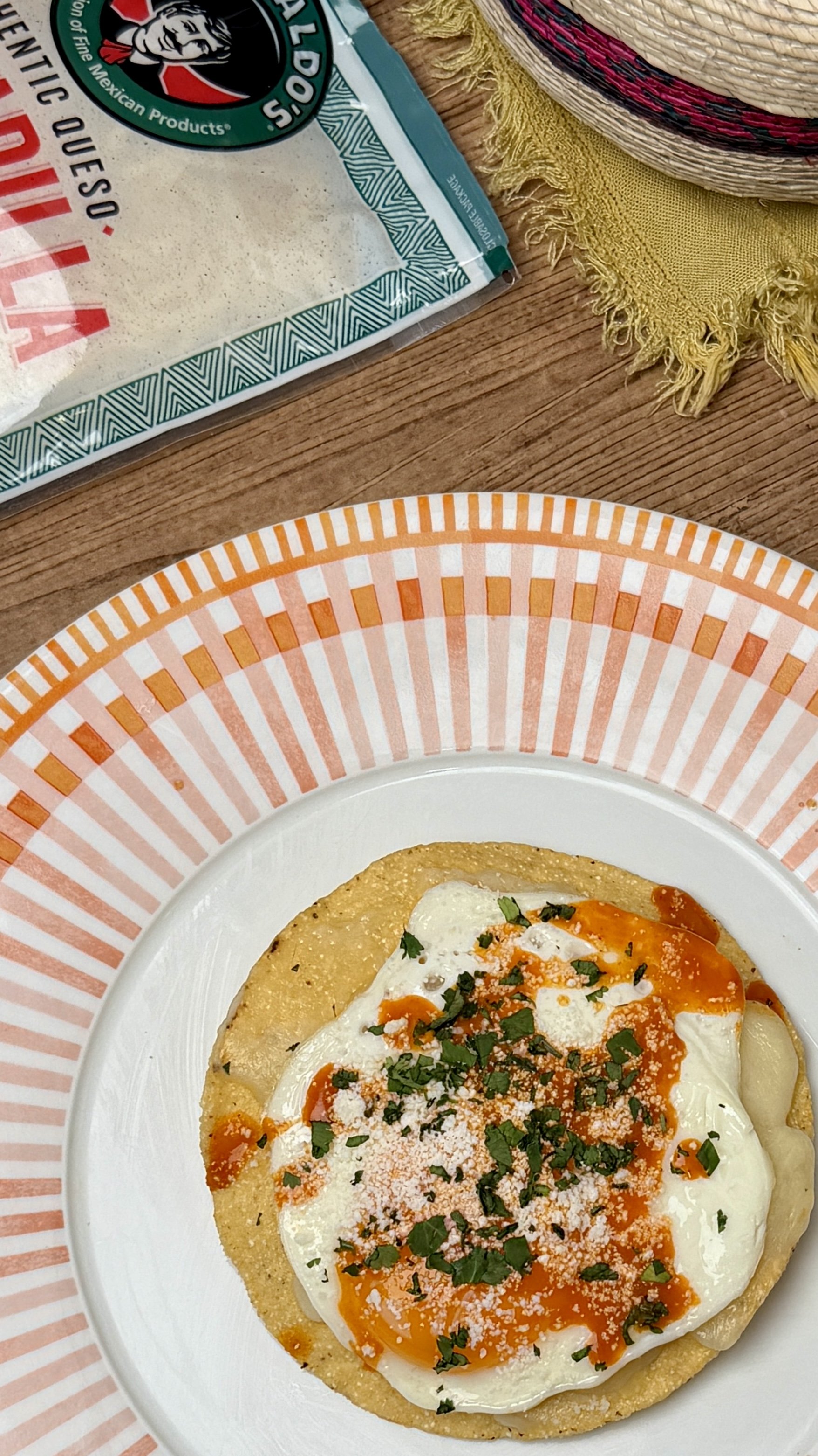 Fried Cheesy Tortilla