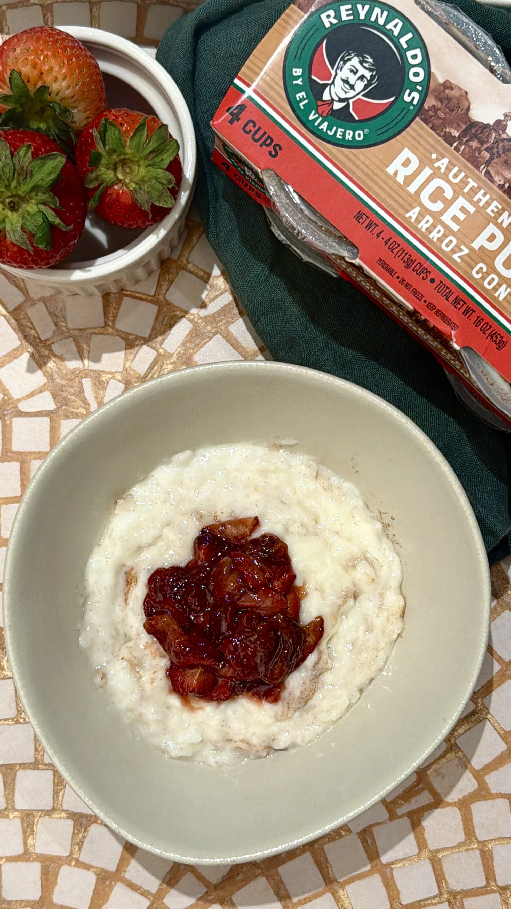 Strawberry Arroz con Leche