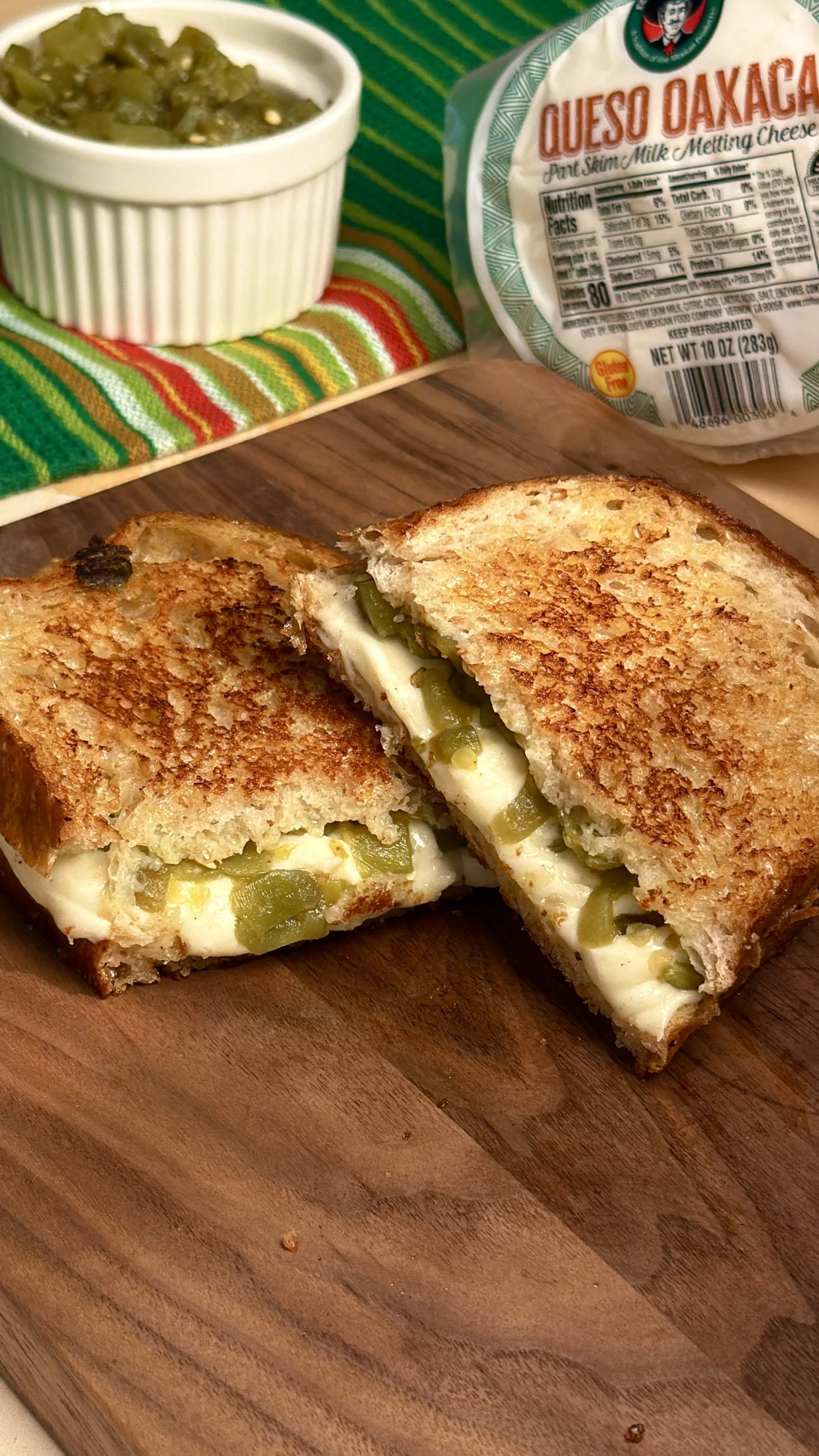Hatch Chile Relleno Grilled Cheese