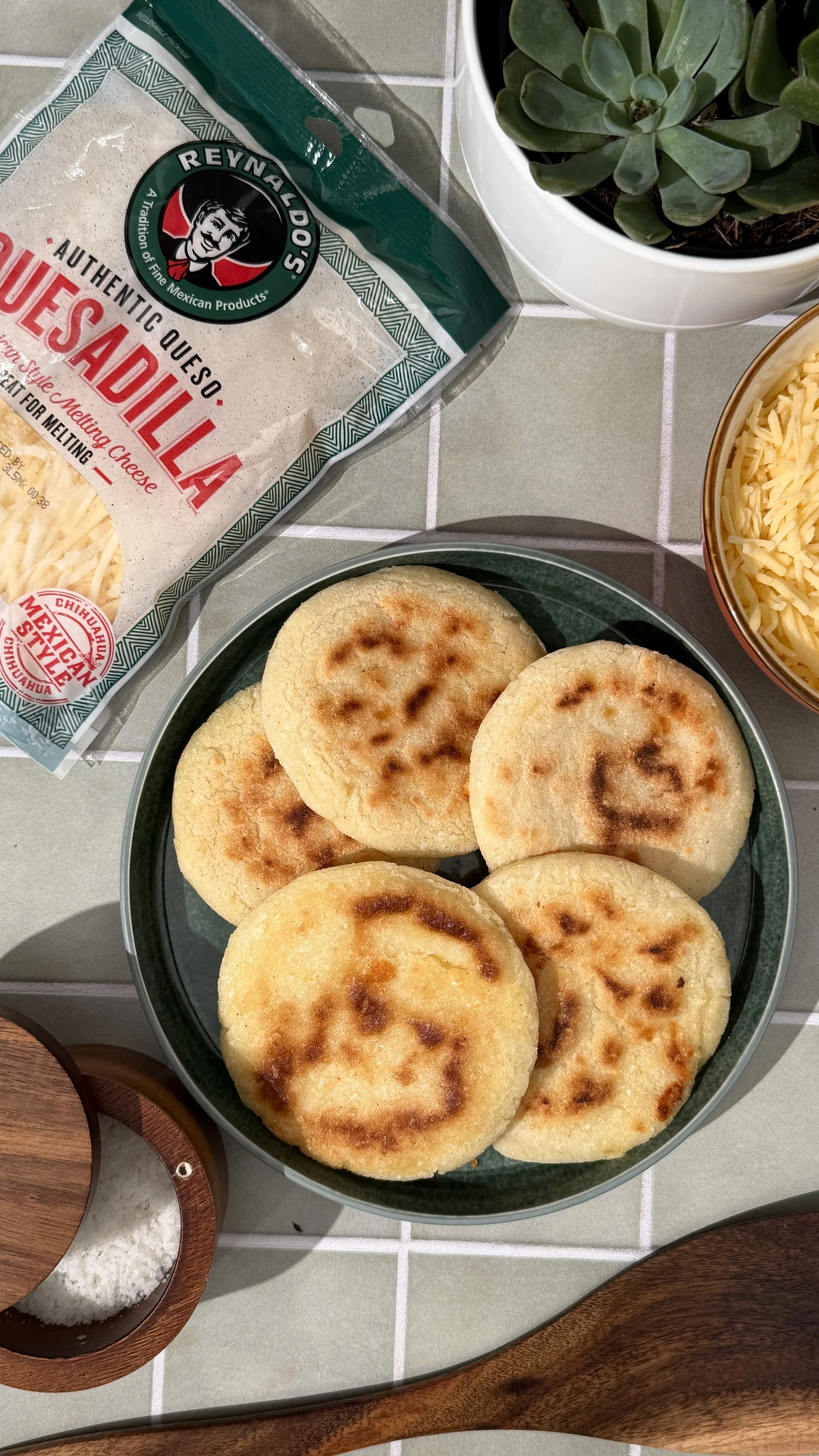arepa con Queso
