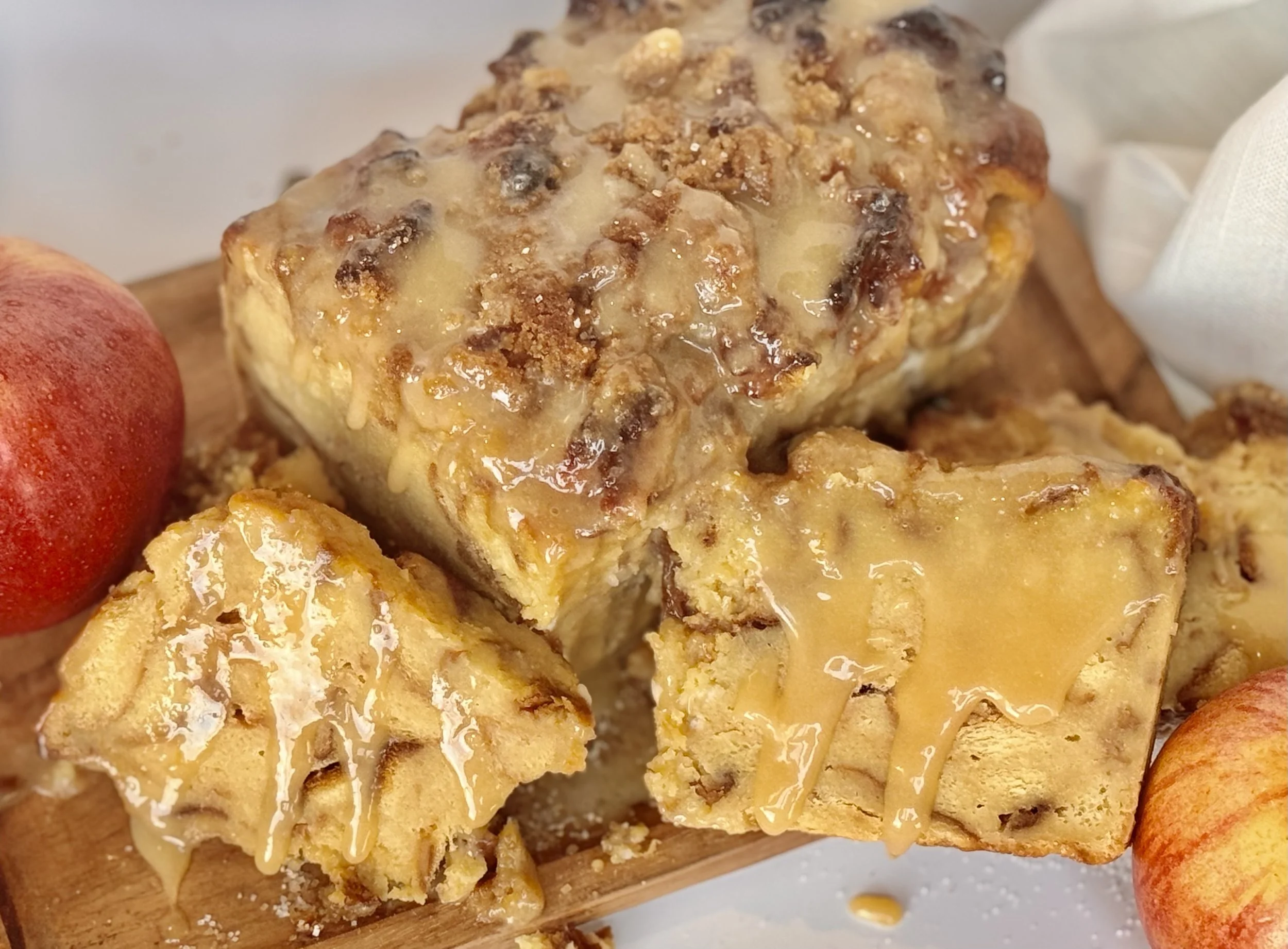 Carmel Apple Bread Pudding