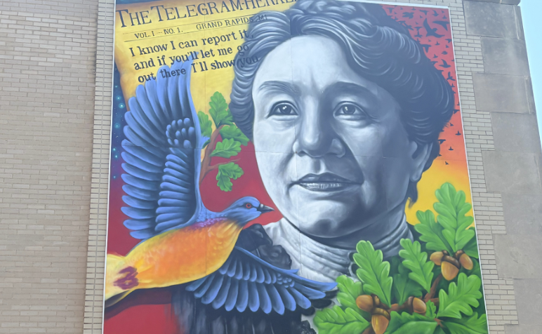 Public art project celebrates GR’s first female journalist