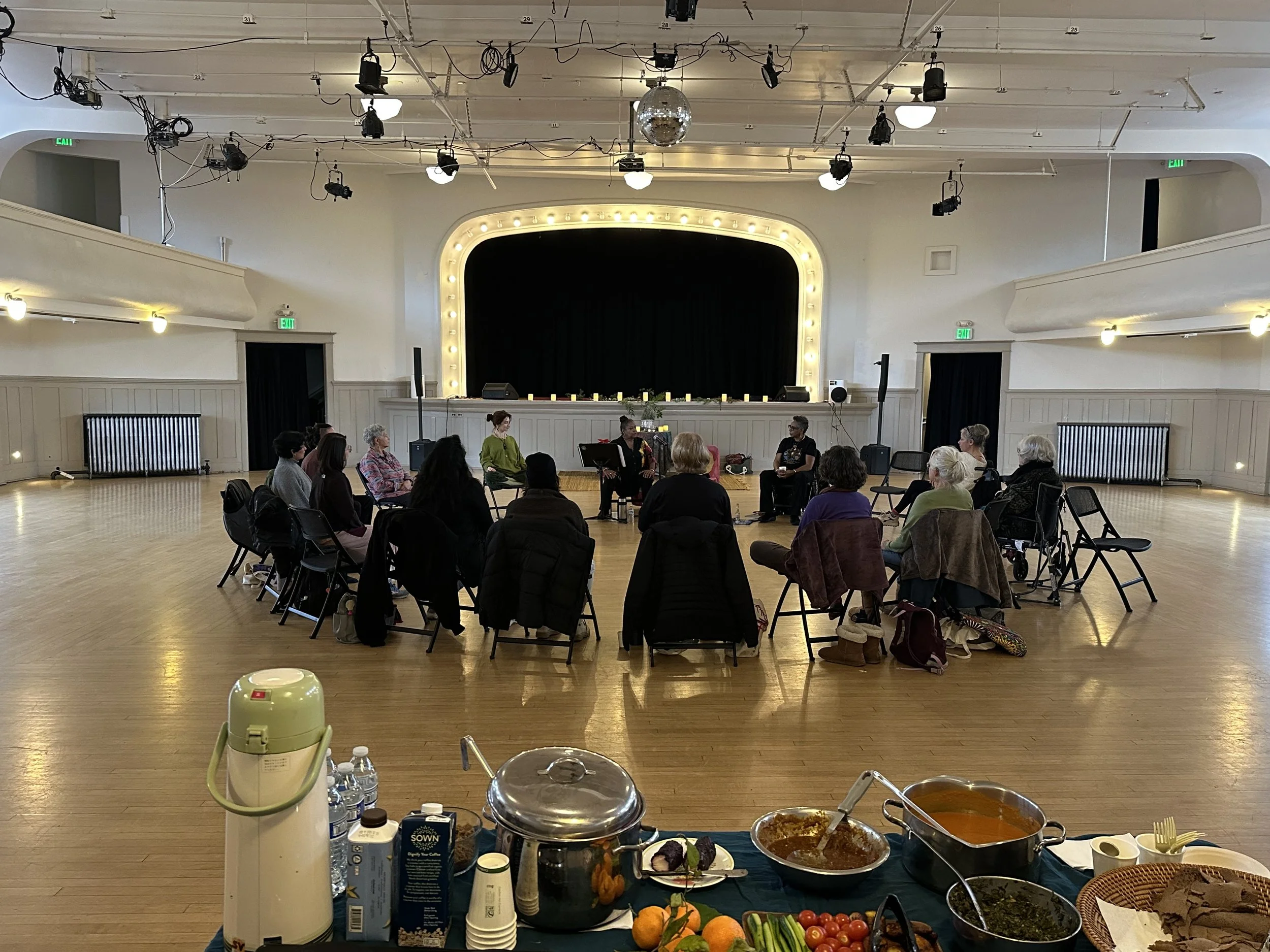 Collaborators at Voices Rising Seattle Workshop