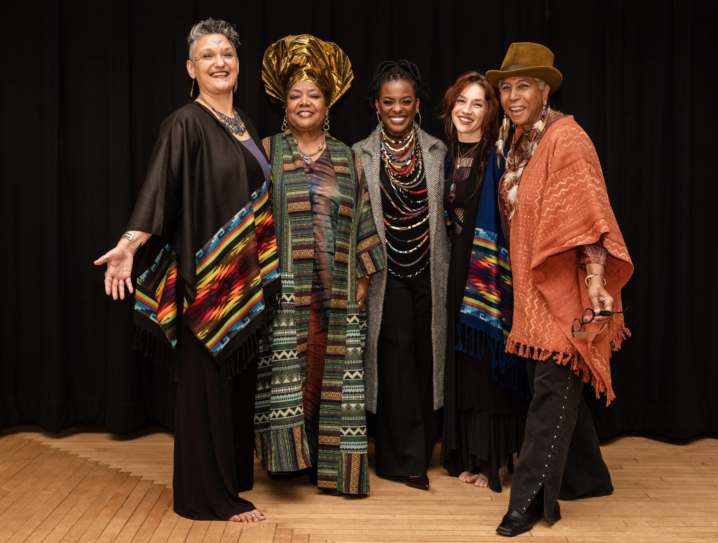 Performers at a Voices Rising Seattle Event