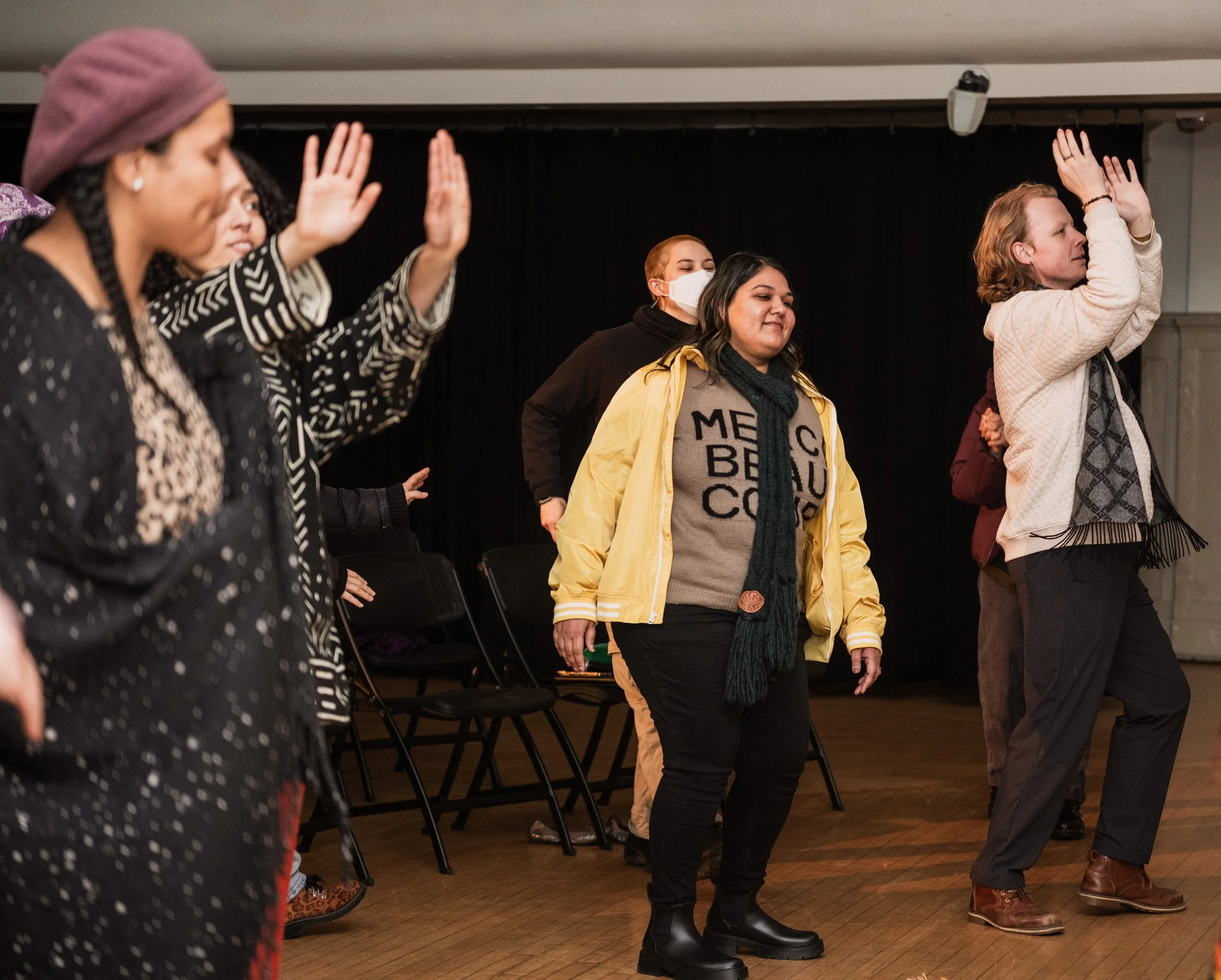 Performer at Voices Rising Seattle Event