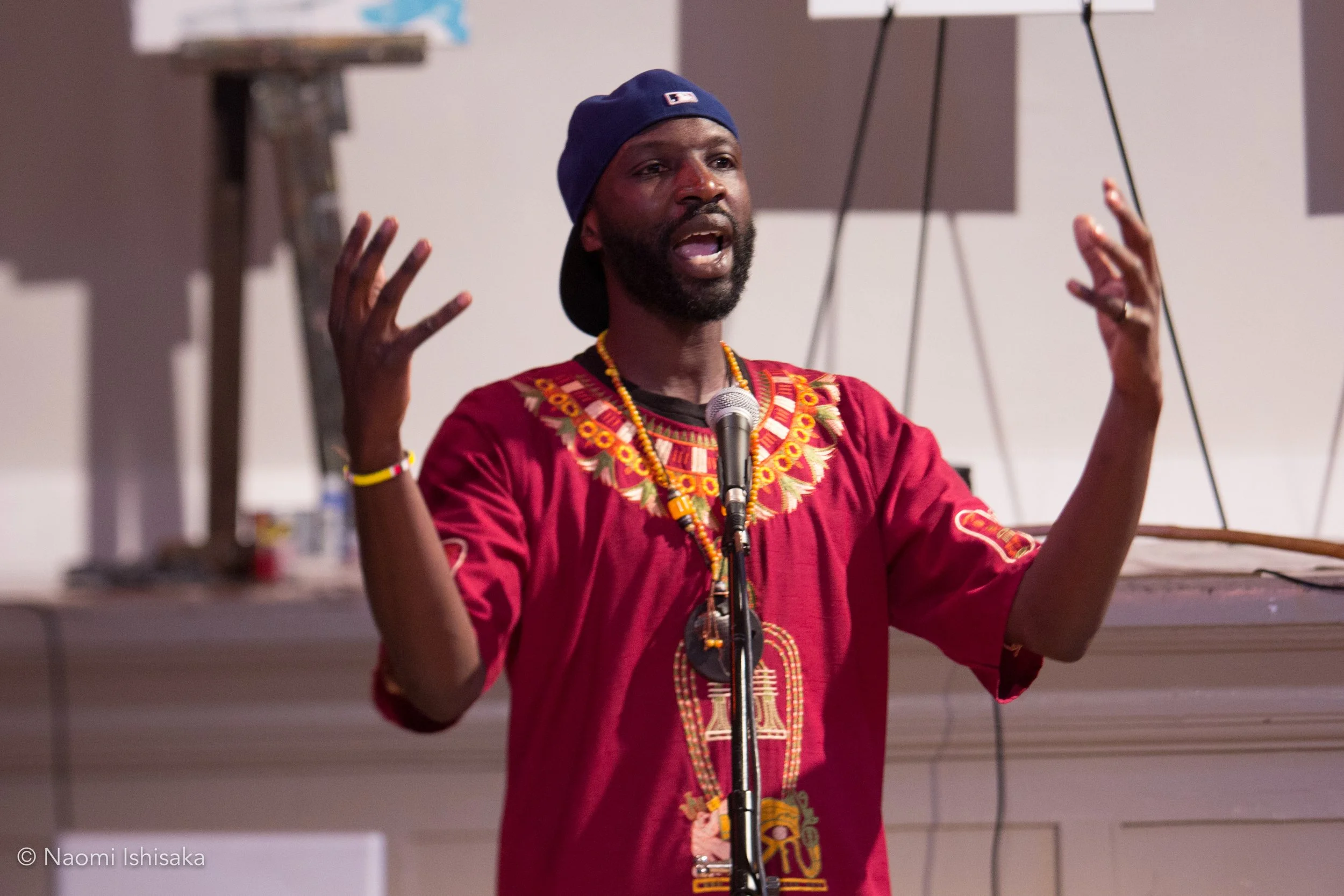 Performer at Voices Rising Seattle Event