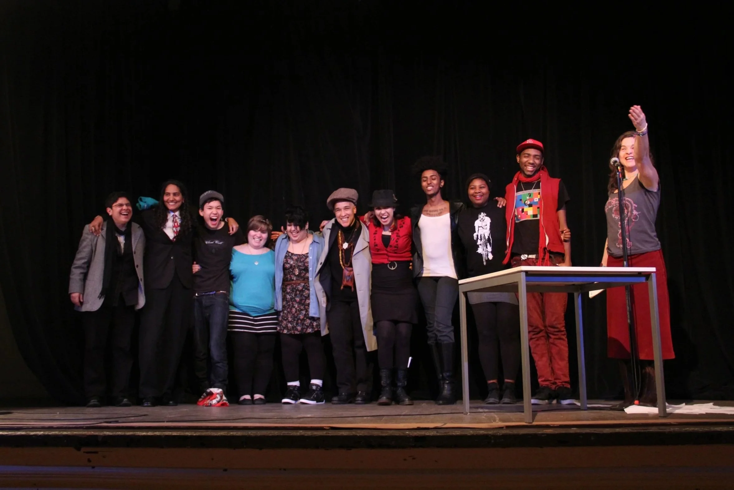 Performers at Voices Rising Seattle Event