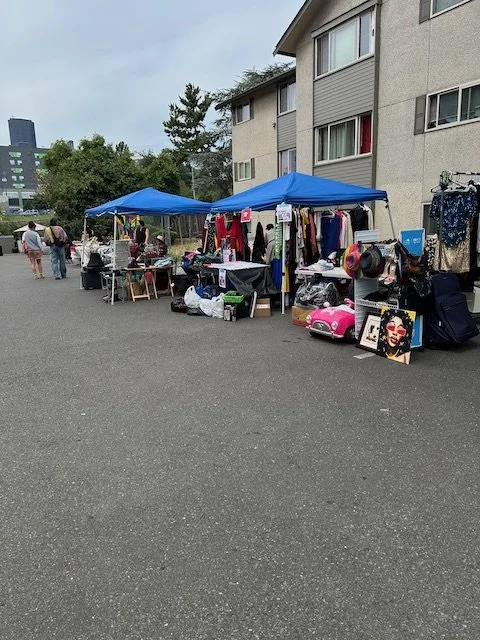 Community rummage sale sponsored by Voices Rising Seattle