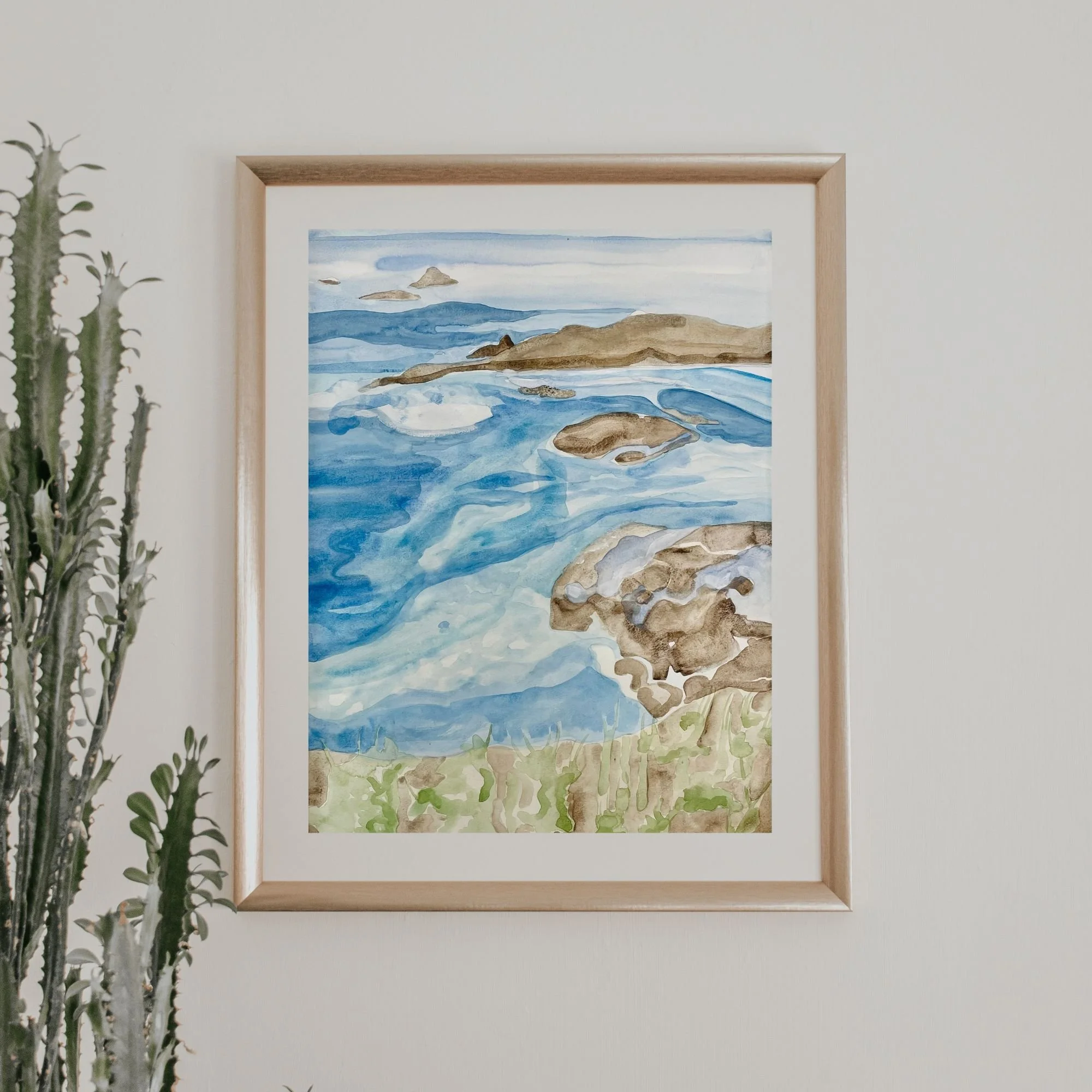 Coastal and Mediterranean Inspired Fine Art Paintings by Los Angeles artist Hilary Hahn