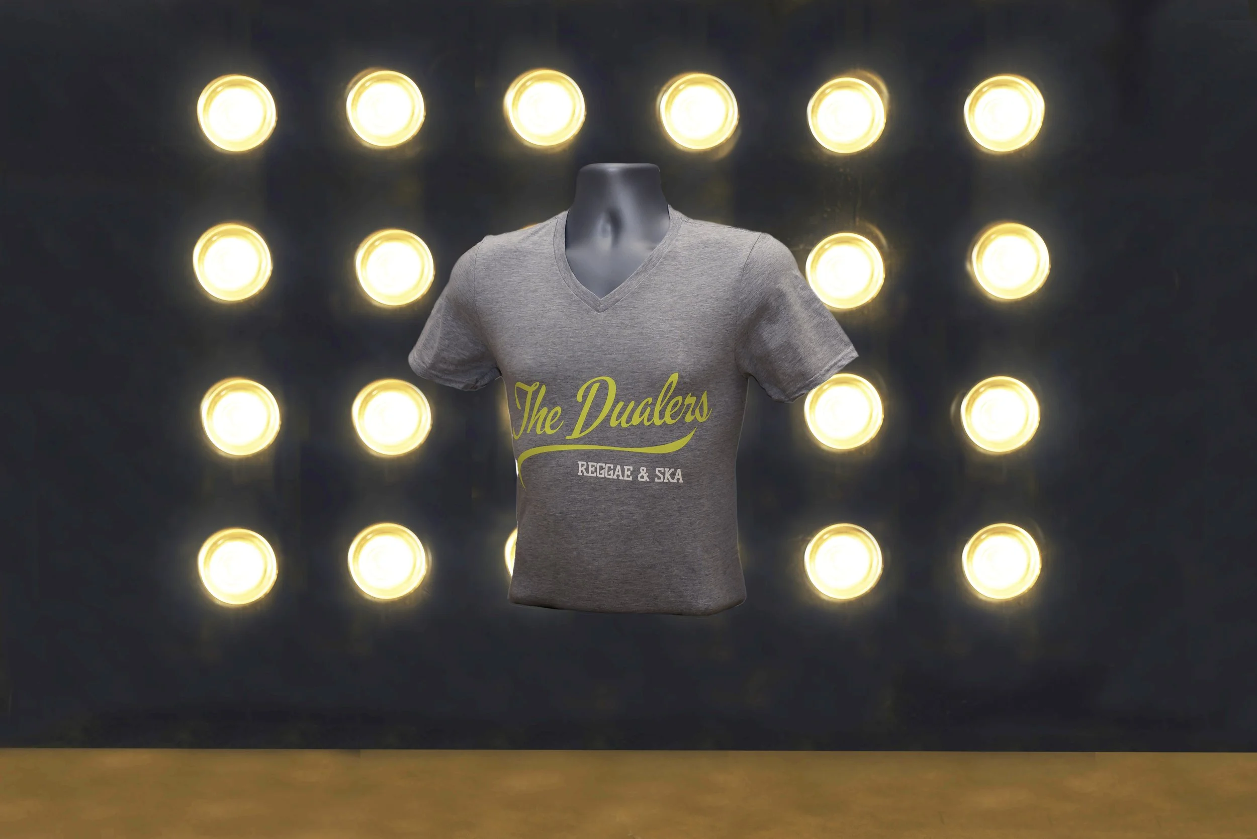 Soft Grey V Neck Unisex tee