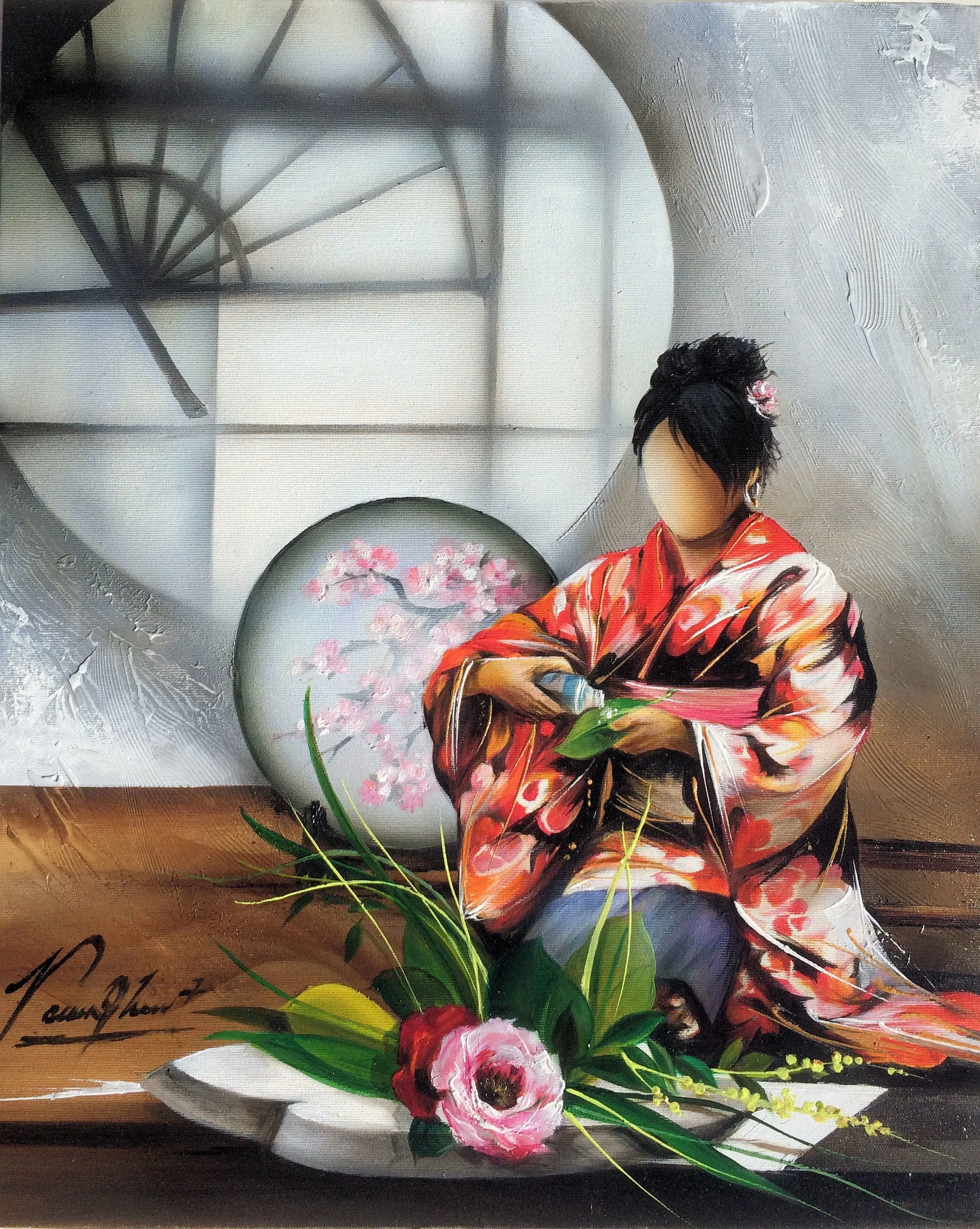 Japonese flowers - 12F