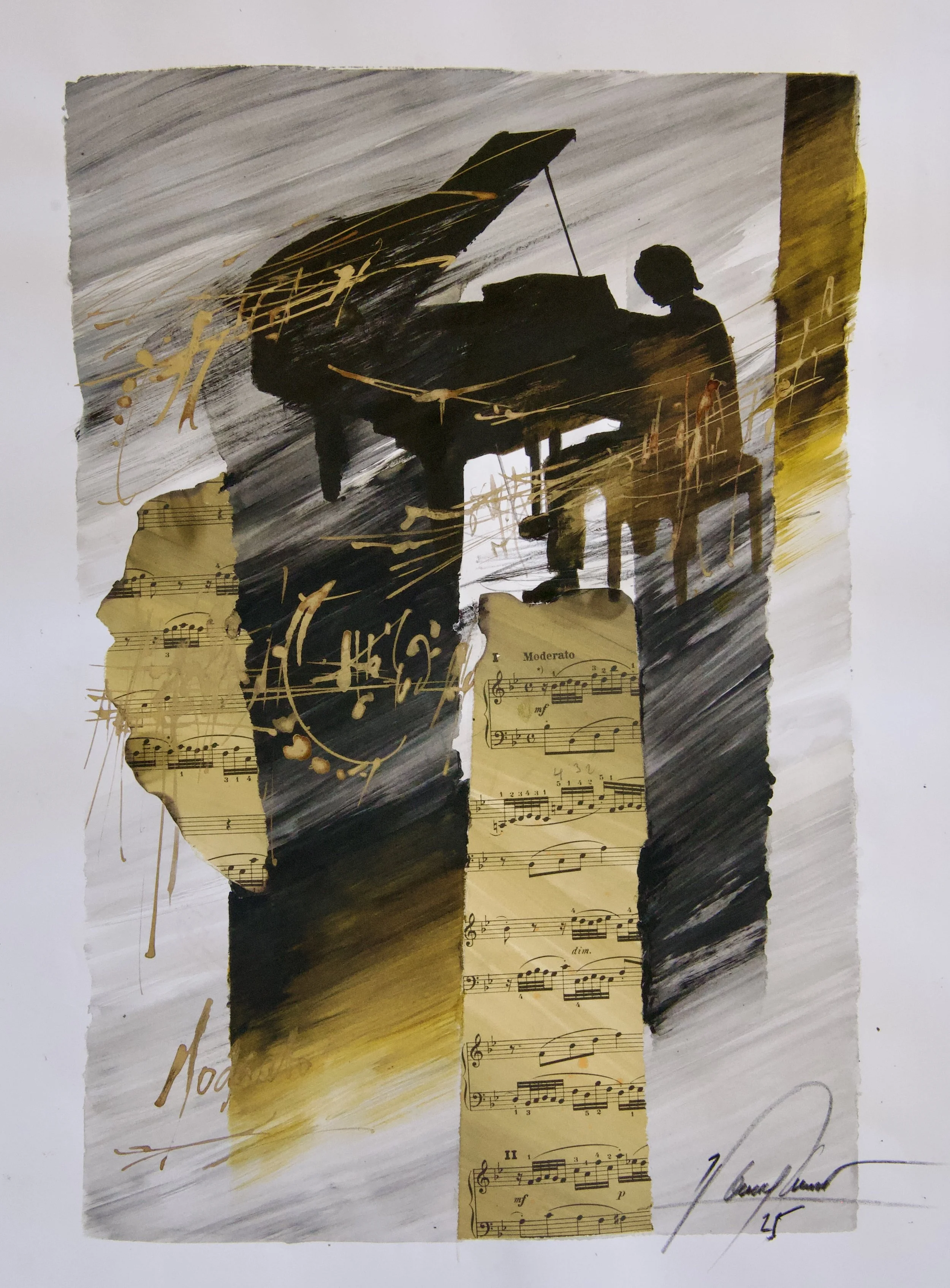 Le petit Mozart - 65x50