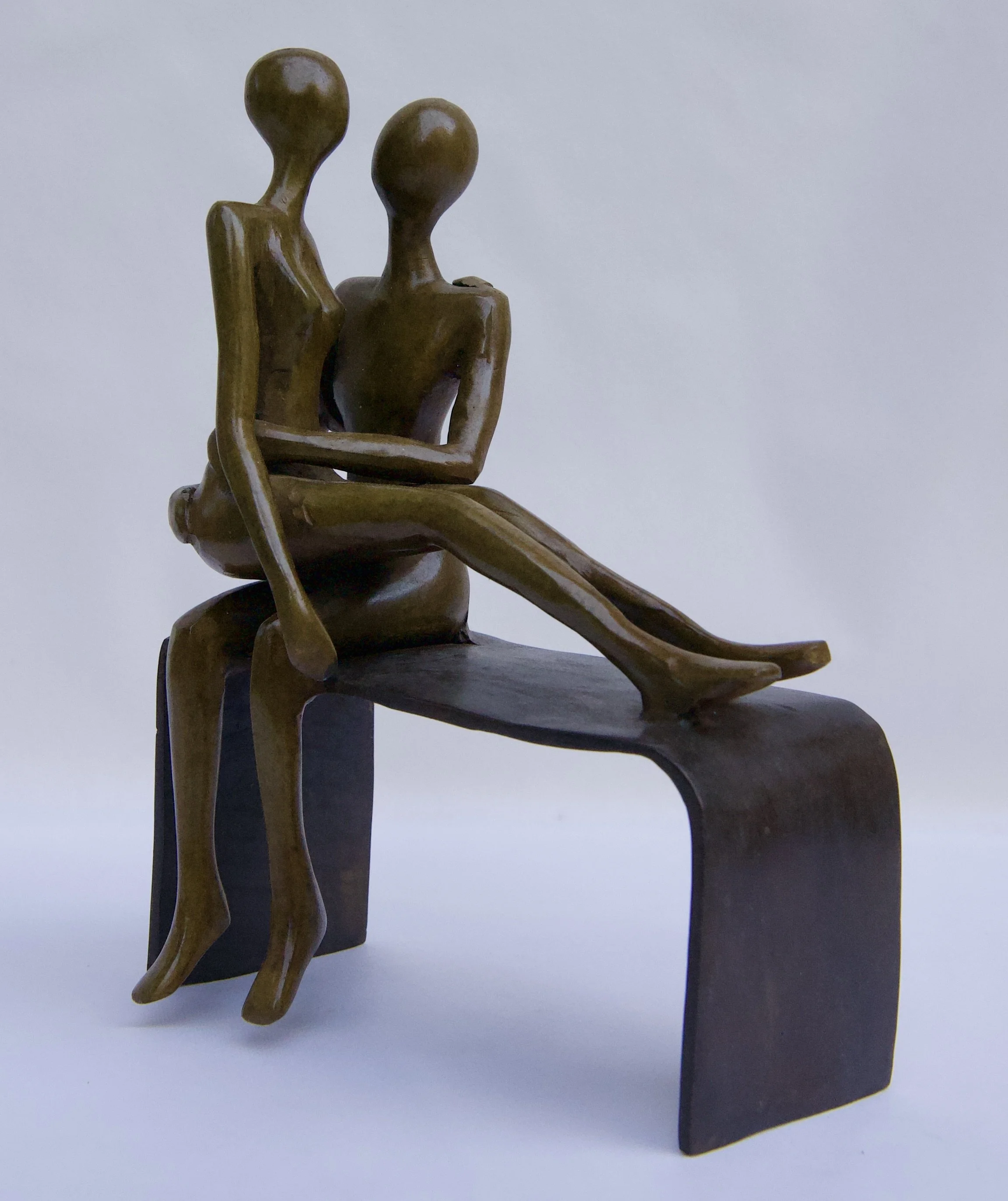 JYC36 - Couple sur un banc