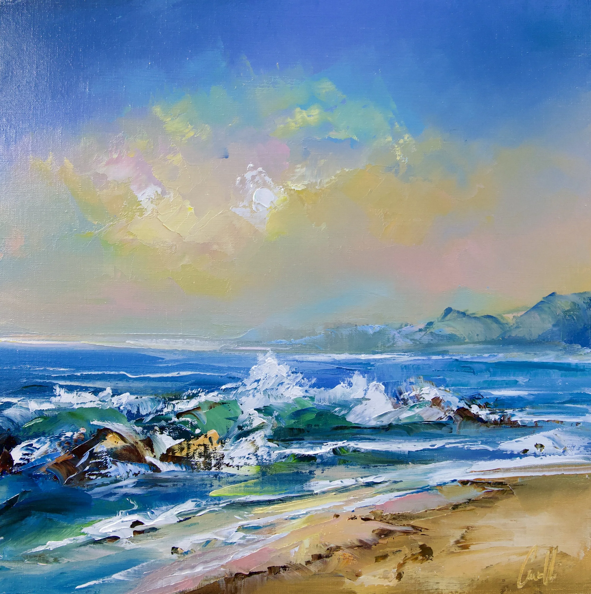La vague - 50x50