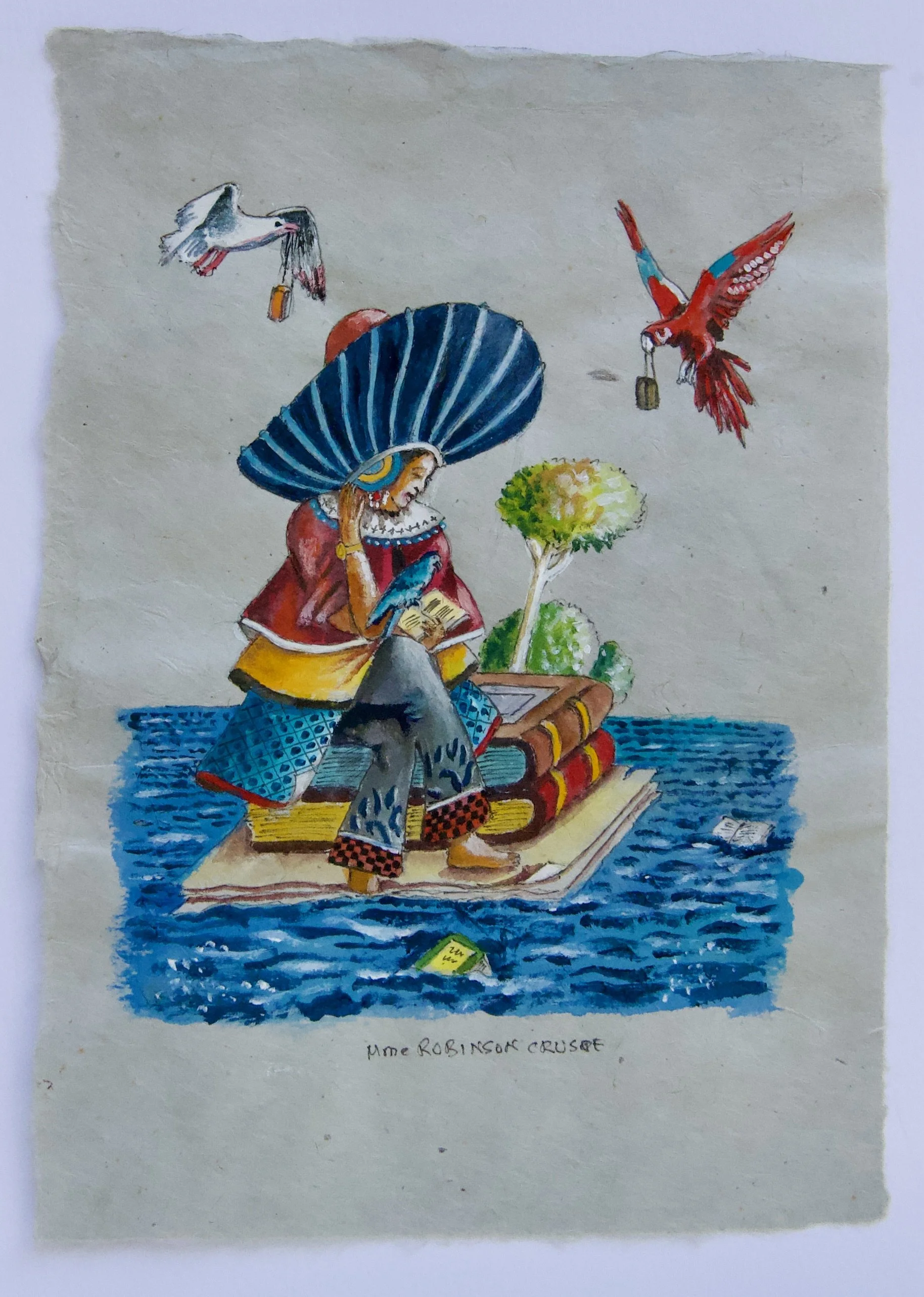 Mme Robinson Crusoé - Petit dessin