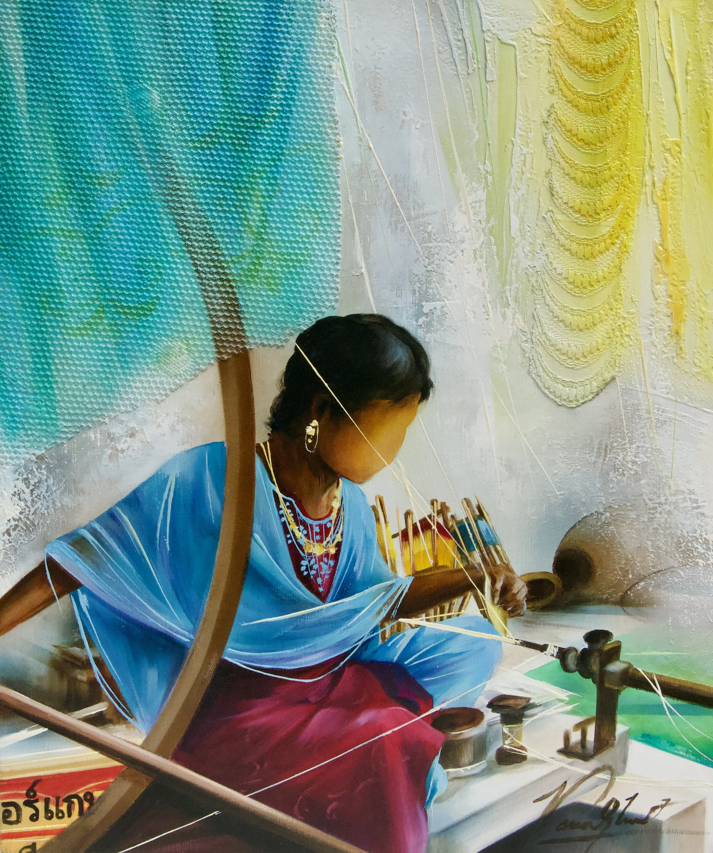 Tisseuse de Saris - 10F