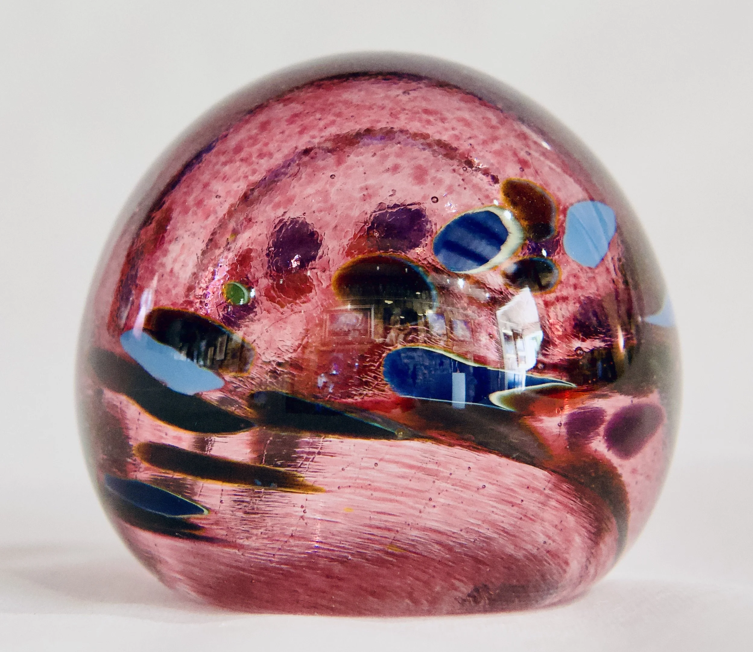 MNA23 - Sulfure fuchsia bleu clair opaque