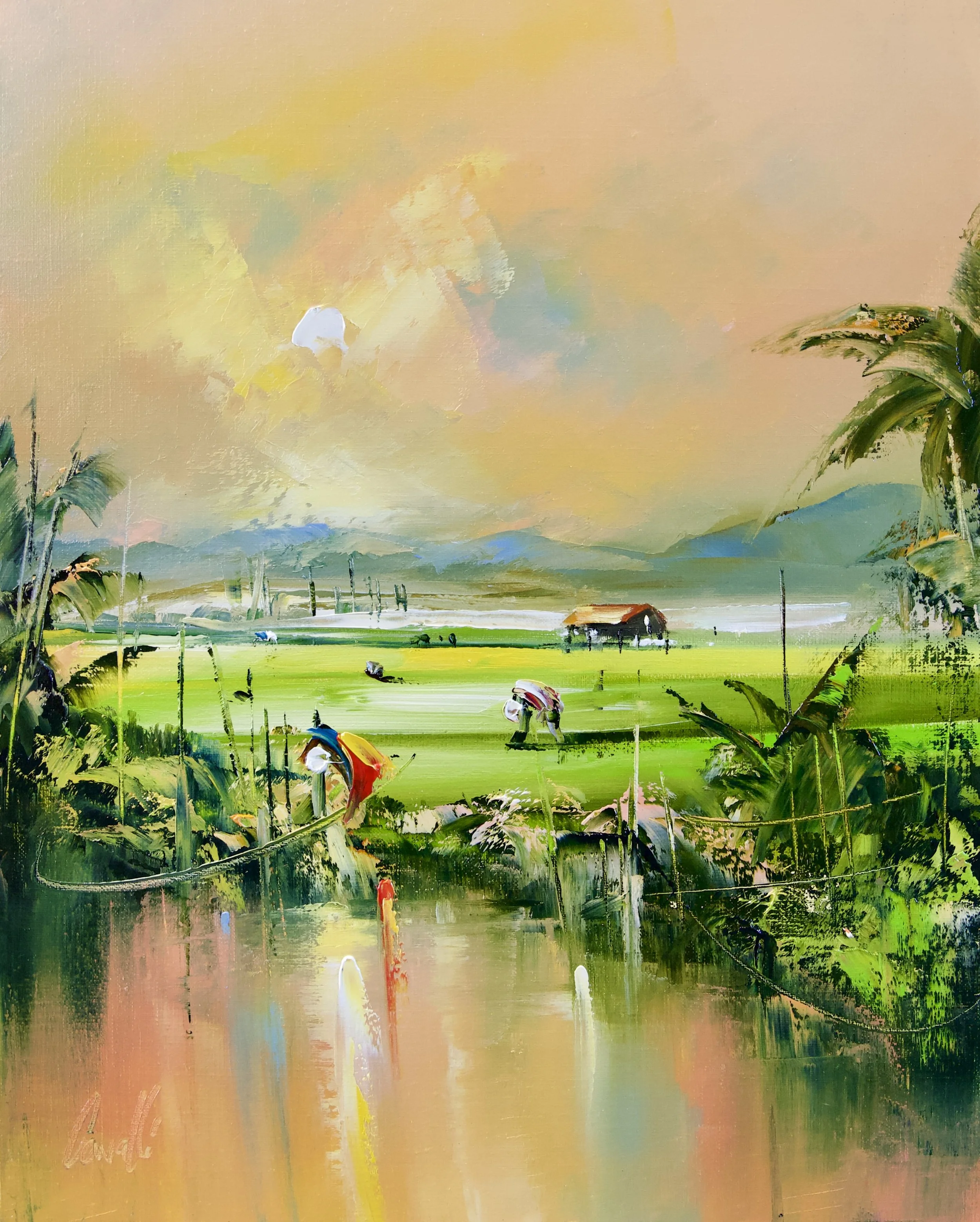 Reflets d'Asie - 40x50