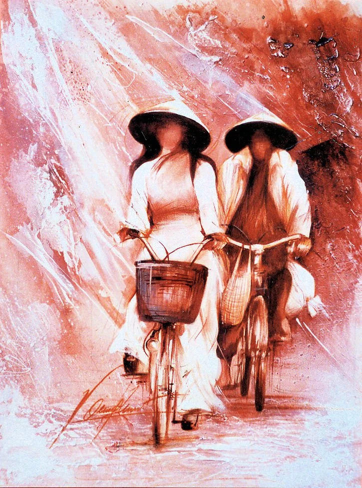 Saïgon traffic - Sanguine - 28x38 - 2010