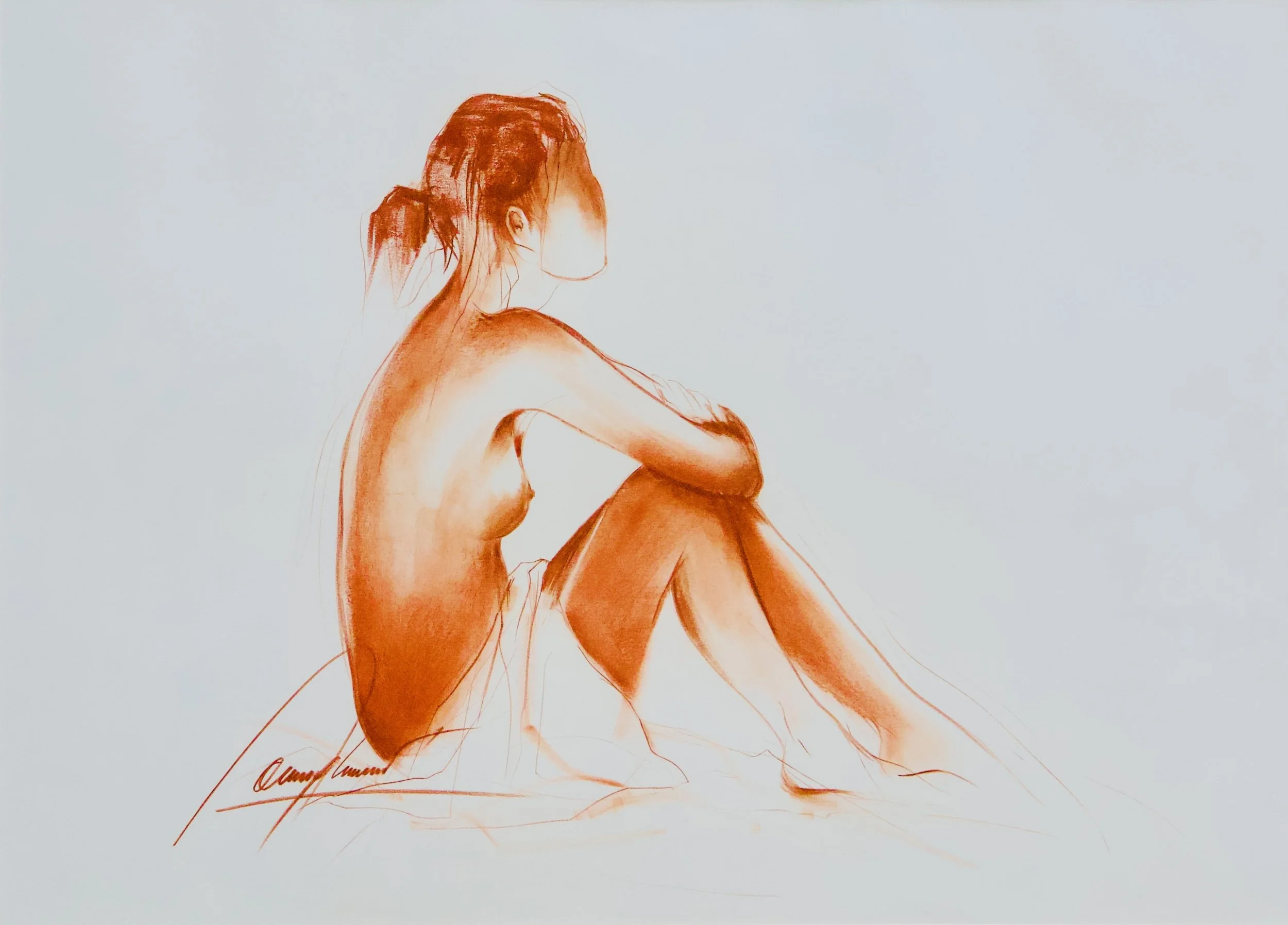 Songerie - Sanguine - 71x91