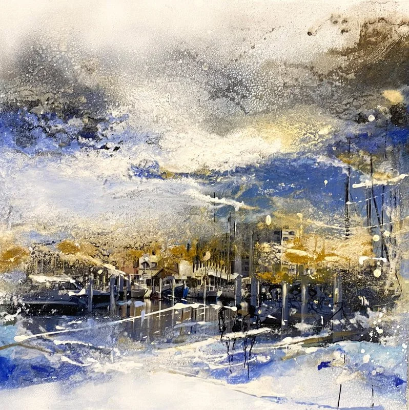 Lever sur le port de Carnon