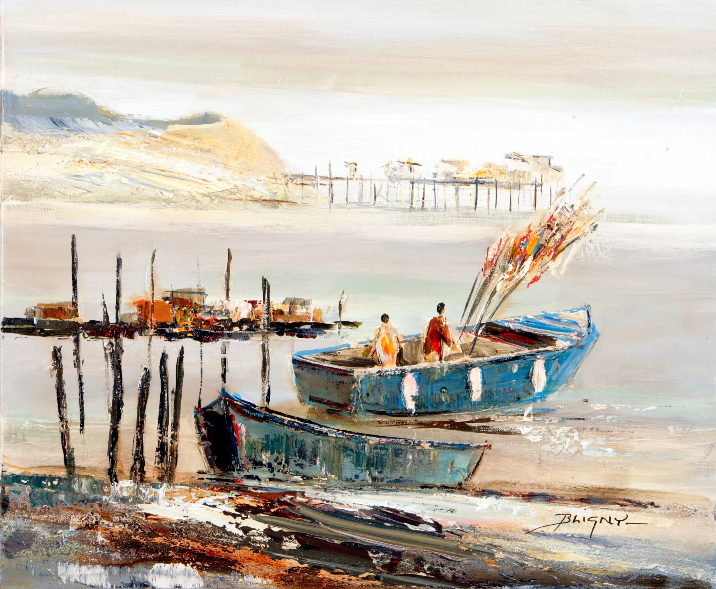 Bateaux à Talmont - 15F