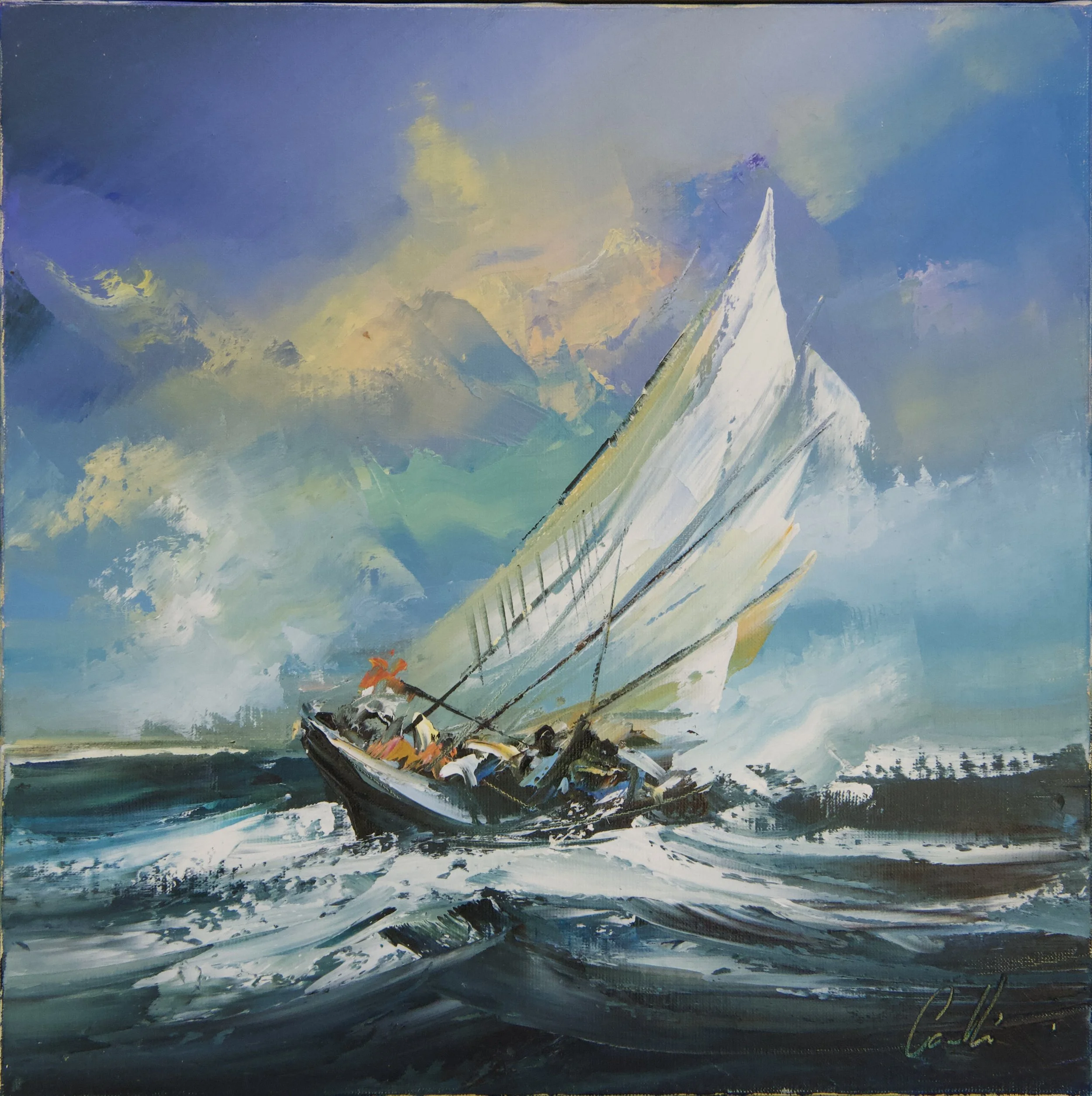 Tempête - 50x50